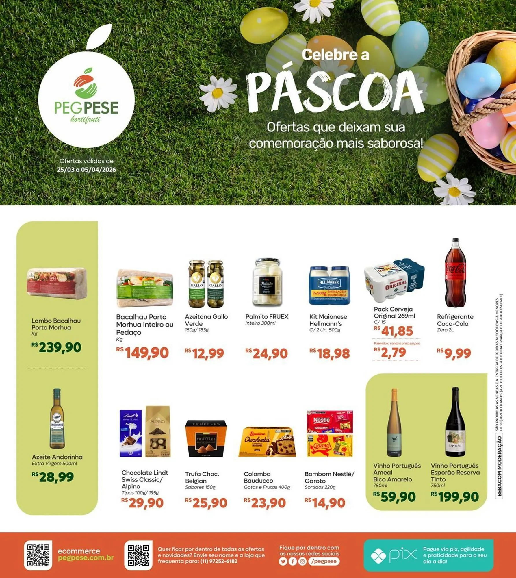 Encarte de Folheto Peg Pese 25 de março até 5 de abril 2026 - Pagina 1