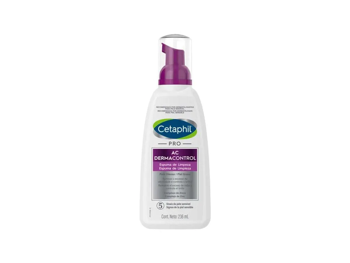 Espuma de Limpeza Cetaphil Dermacontrol 236ml