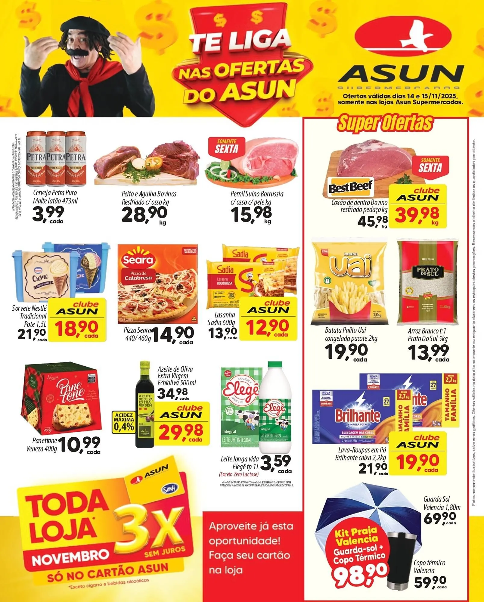 Encarte de Encarte Asun 14 de novembro até 15 de novembro 2025 - Pagina 1