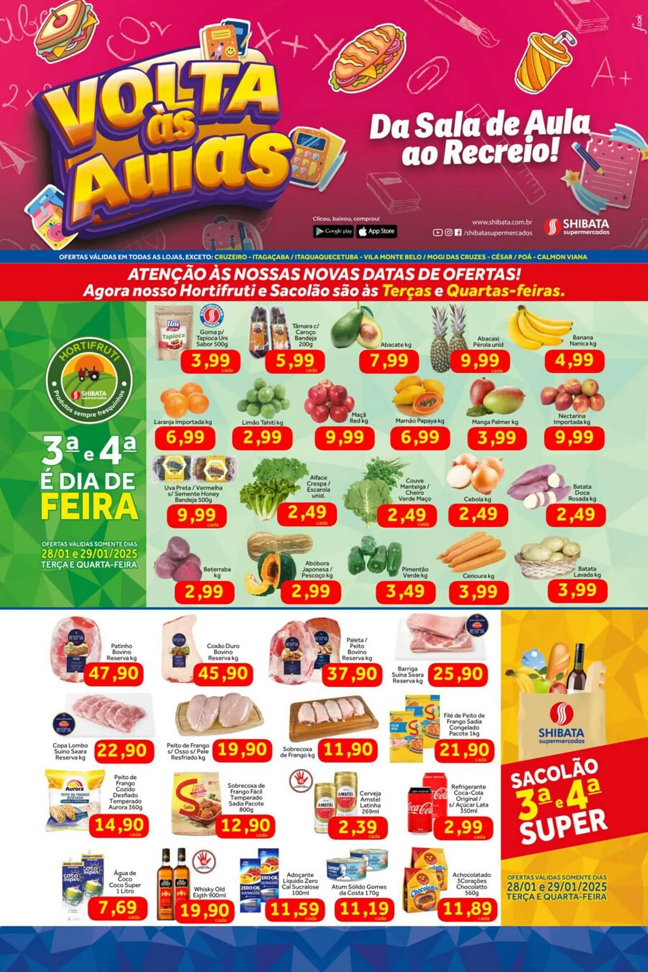 Encarte de Catálogo Shibata Supermercados 27 de janeiro até 3 de fevereiro 2025 - Pagina 1