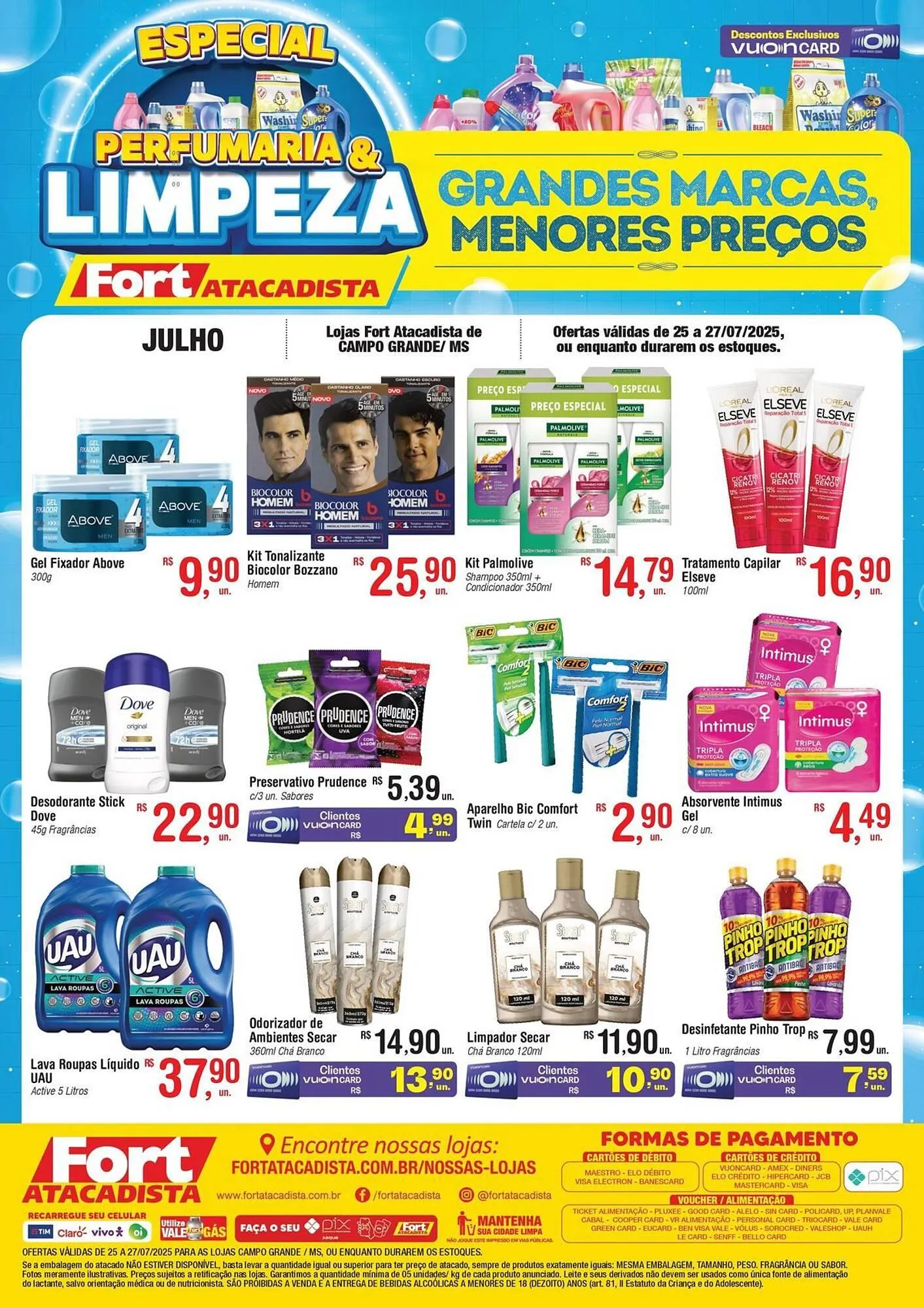 Encarte de Catálogo Fort Atacadista 25 de julho até 27 de julho 2025 - Pagina 1