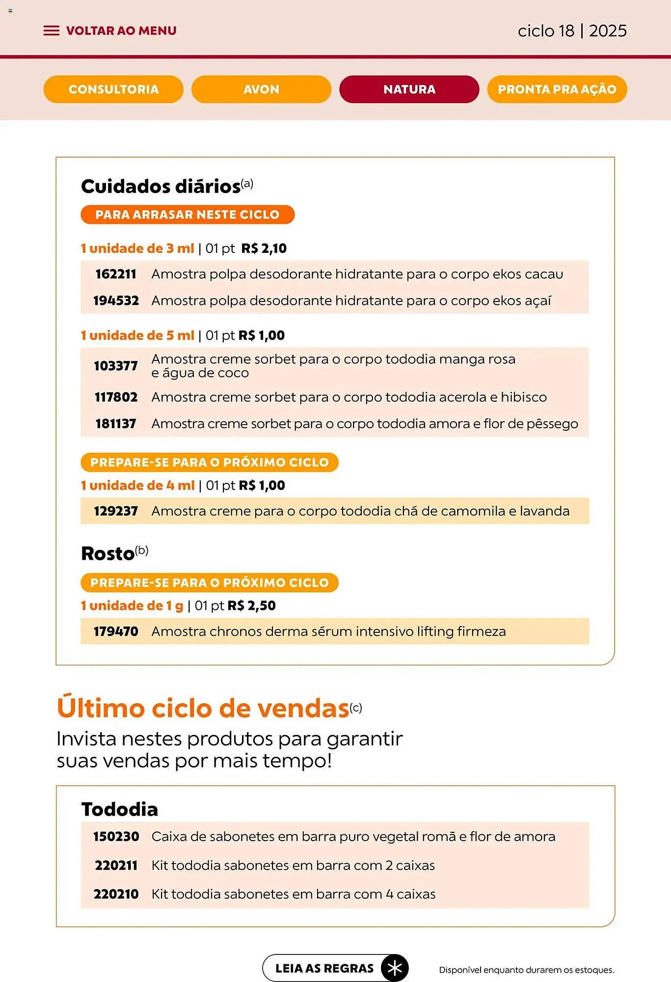 Encarte de Catálogo Avon 29 de outubro até 30 de novembro 2025 - Pagina 76