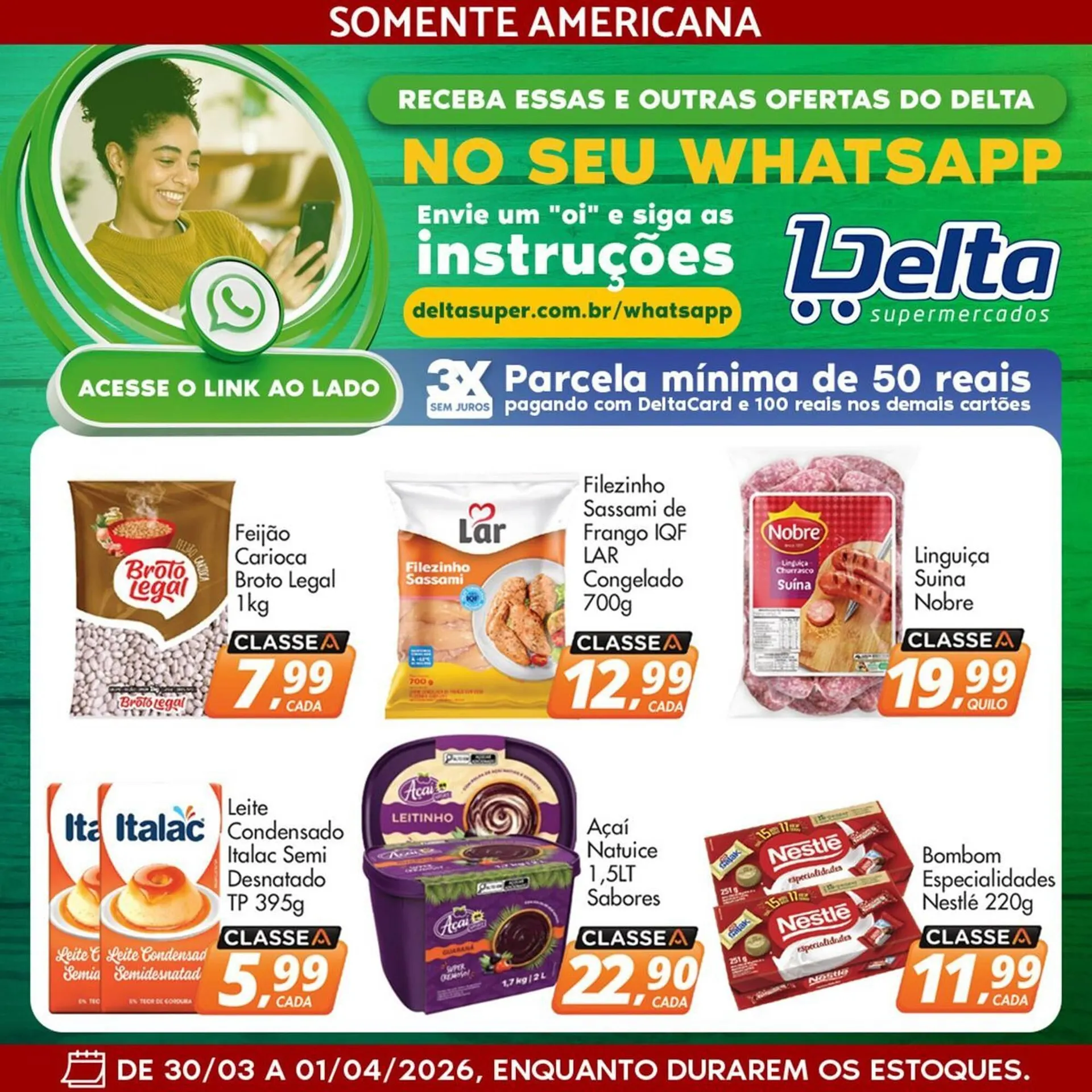Encarte de Catálogo Delta Supermercados 30 de março até 1 de abril 2026 - Pagina 2