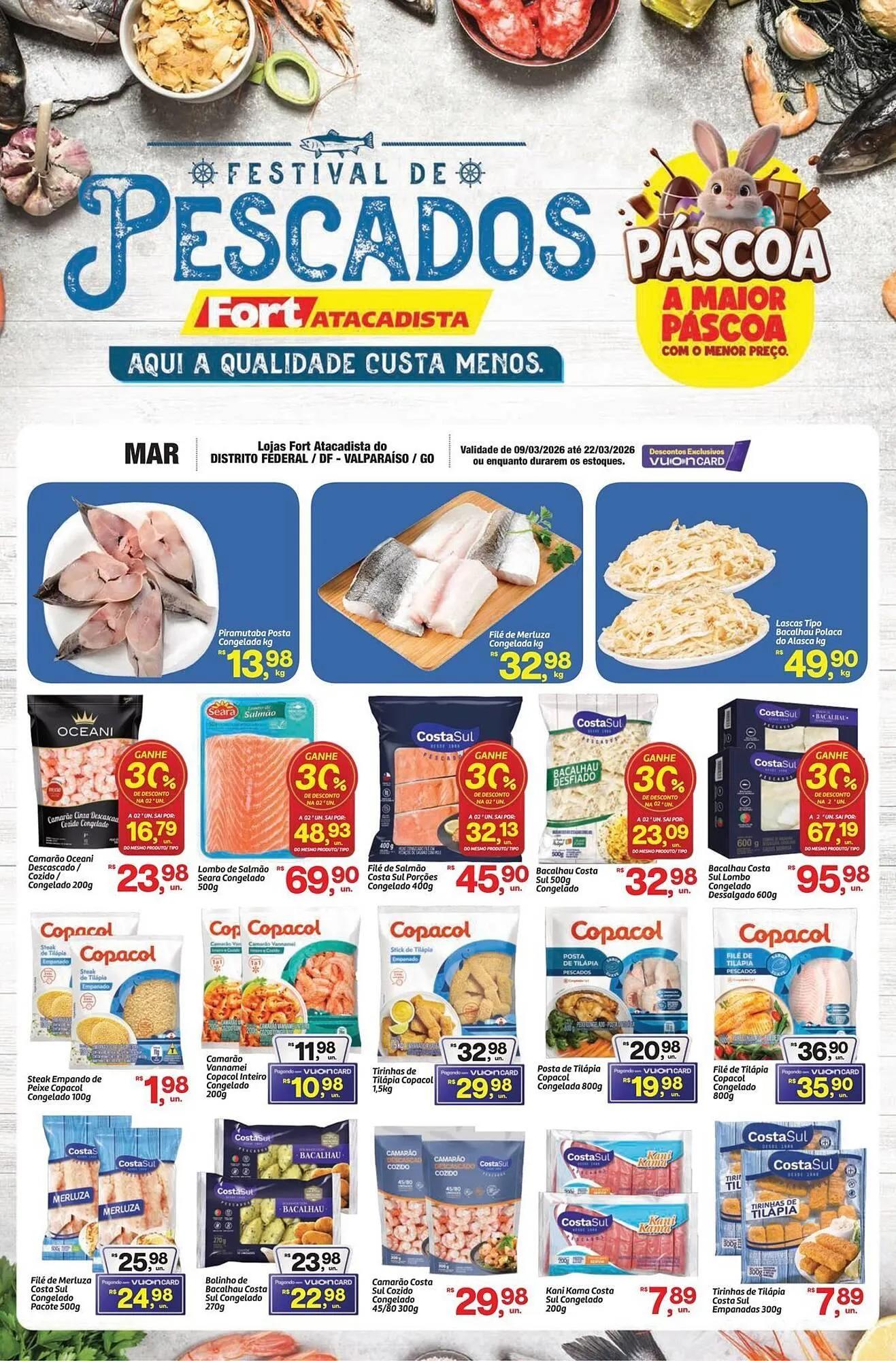 Encarte de Tabloide Fort Atacadista 9 de março até 22 de março 2026 - Pagina 1