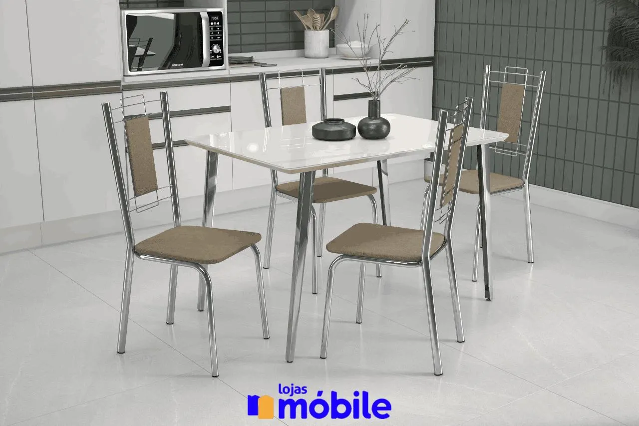 Mesa de Jantar com 4 cadeiras (21171)