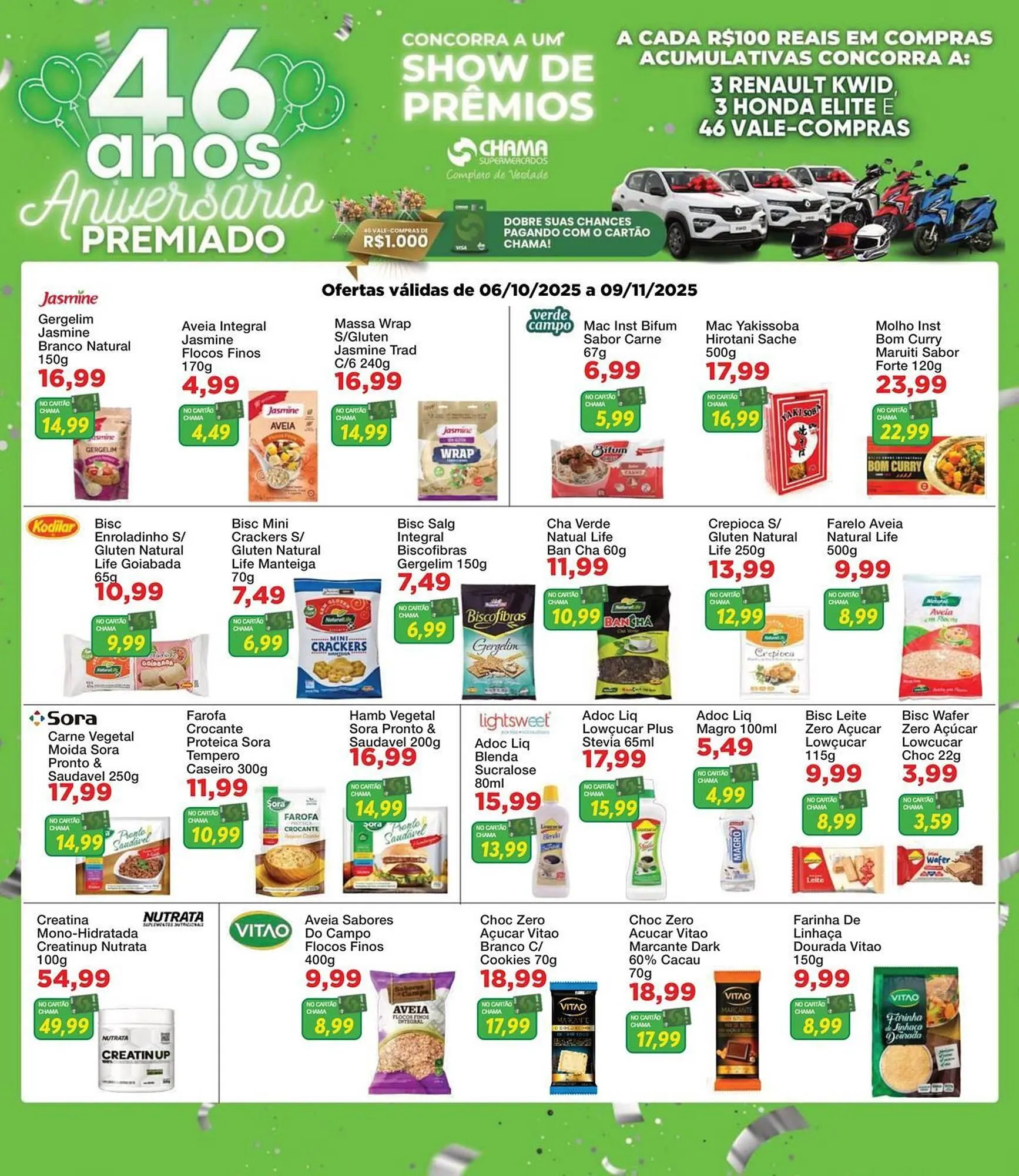 Encarte de Catálogo Chama Supermercados 6 de outubro até 9 de novembro 2025 - Pagina 34