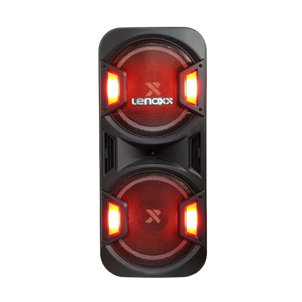 Caixa de Som Lenoxx Torre LTS12 1600W Preta Bivolt