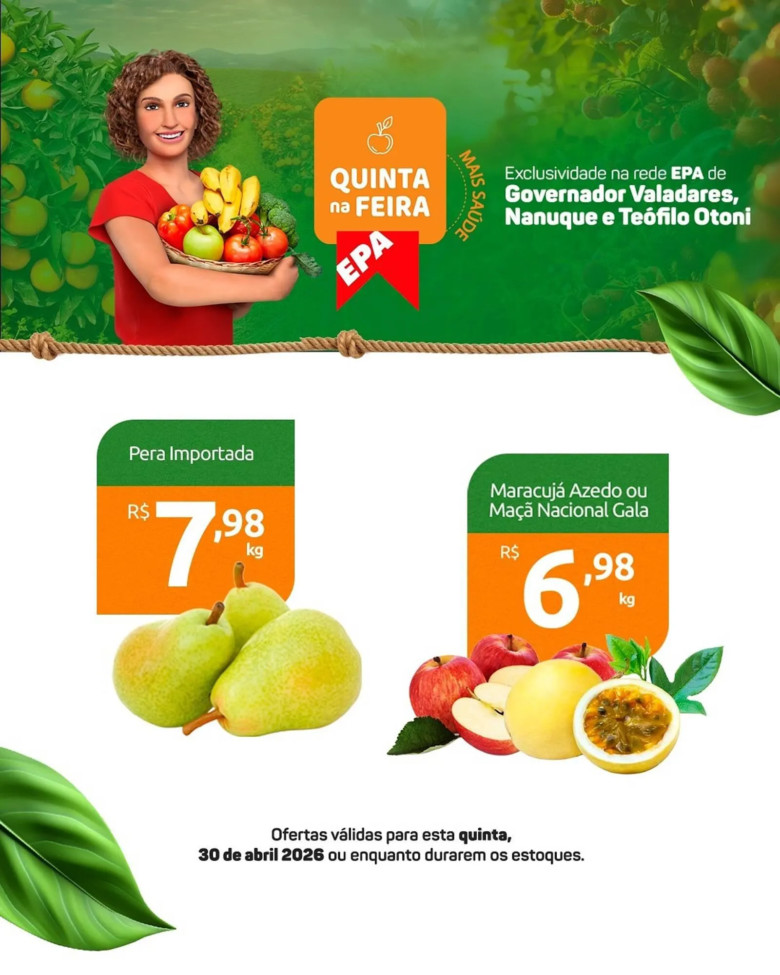 Encarte de Folheto Epa 30 de abril até 30 de abril 2026 - Pagina 1