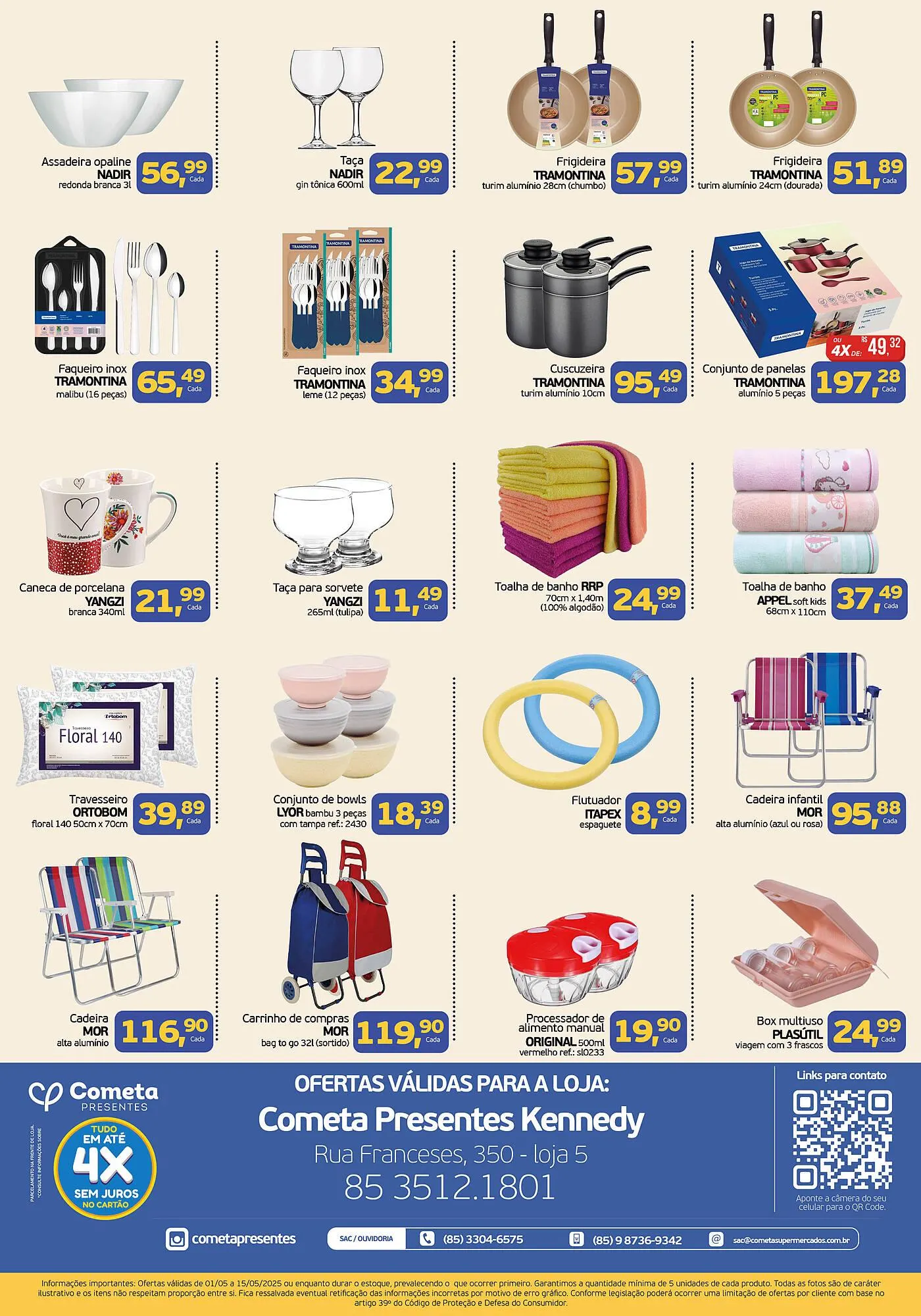 Encarte de Catálogo Cometa Supermercados 1 de maio até 15 de maio 2025 - Pagina 2