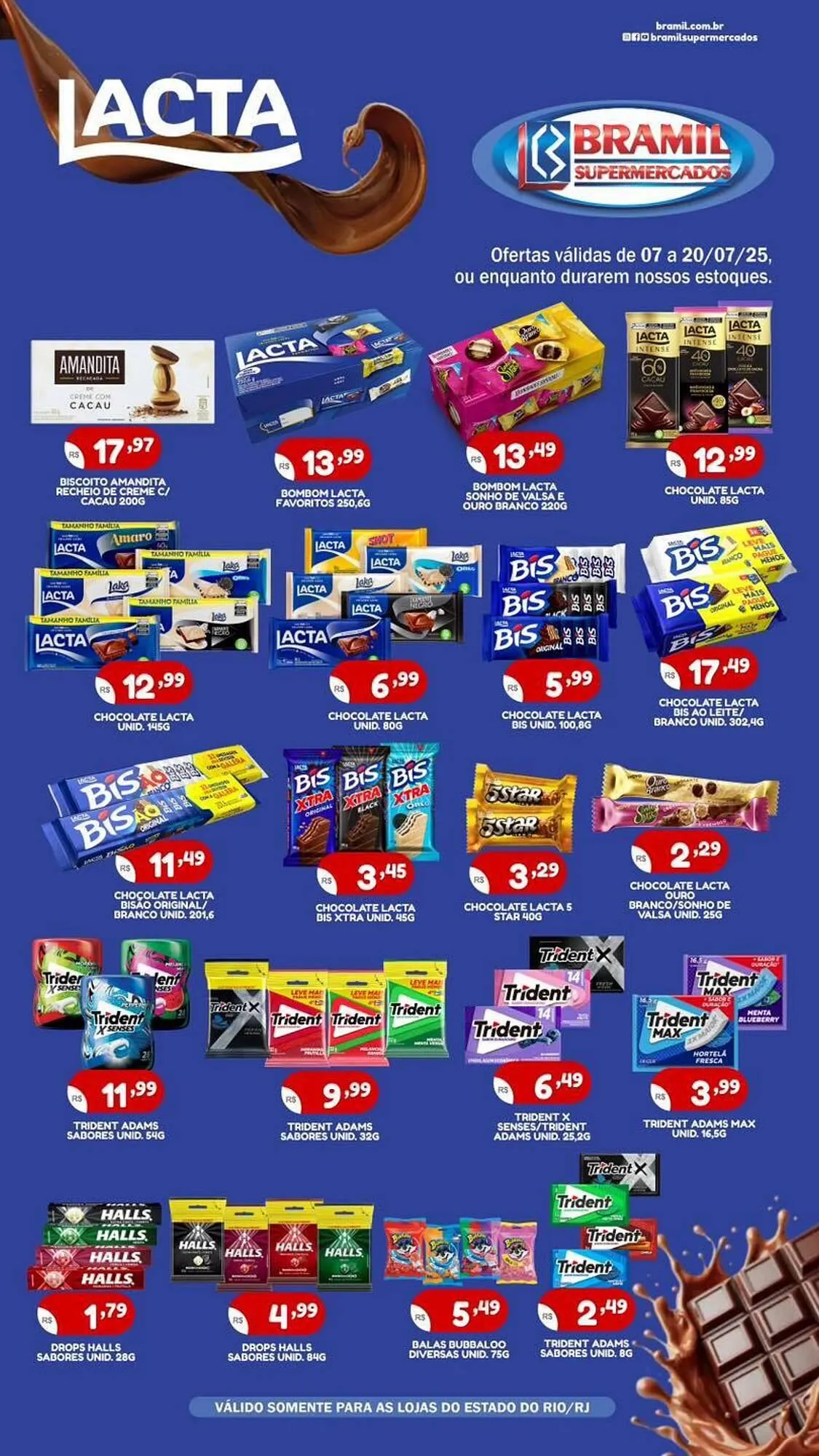 Encarte de Catálogo Bramil Supermercados 7 de julho até 20 de julho 2025 - Pagina 1