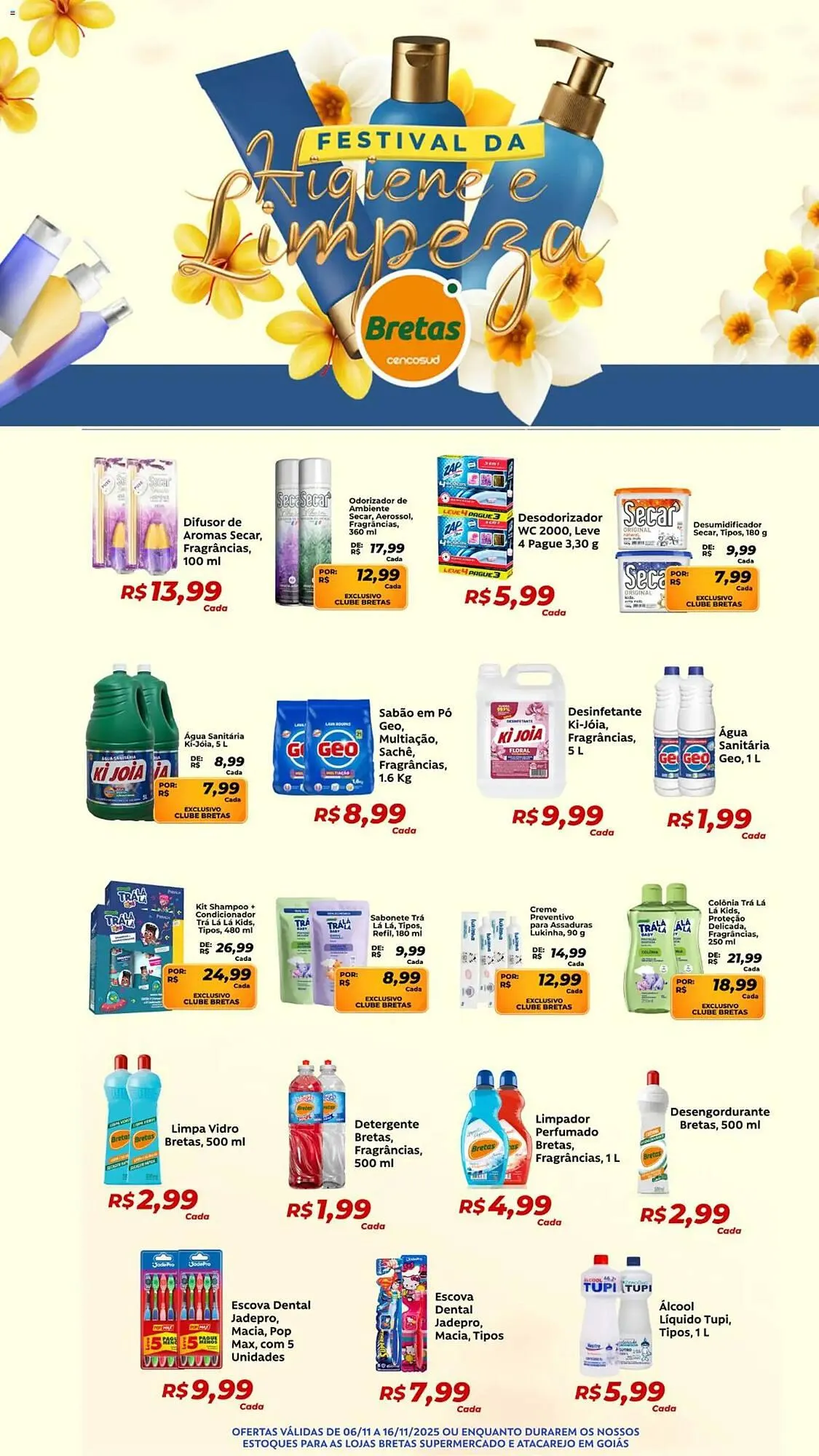 Encarte de Catálogo Supermercados Bretas 6 de novembro até 16 de novembro 2025 - Pagina 2