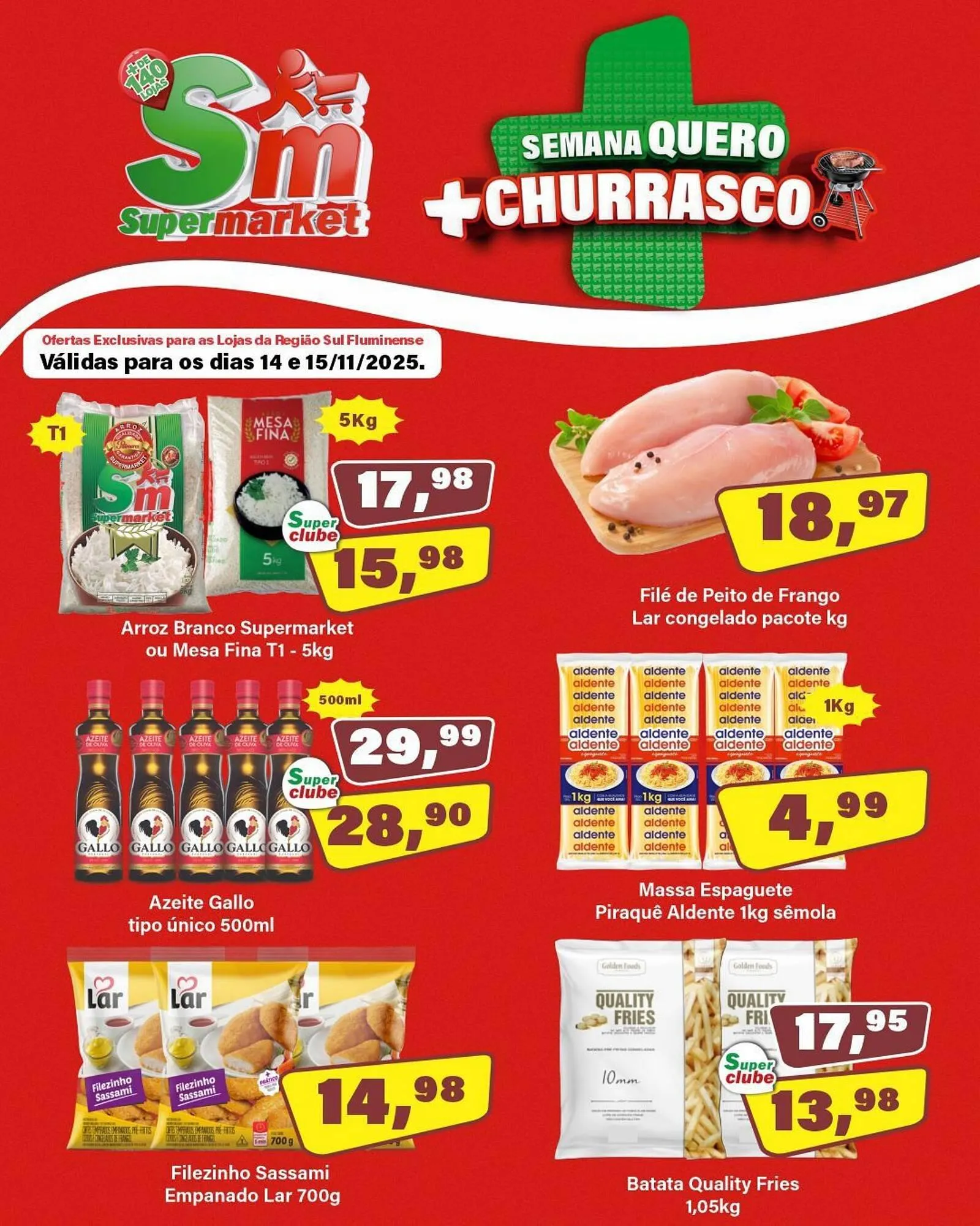 Encarte de Catálogo Floresta Supermercados 14 de novembro até 15 de novembro 2025 - Pagina 1