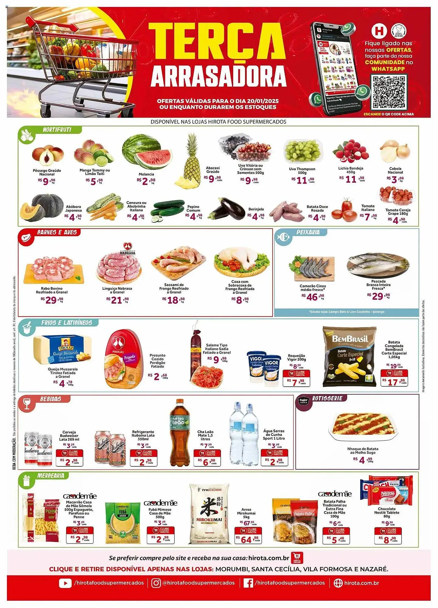 Encarte de Catálogo Hirota Food Supermercado 20 de janeiro até 20 de janeiro 2026 - Pagina 1
