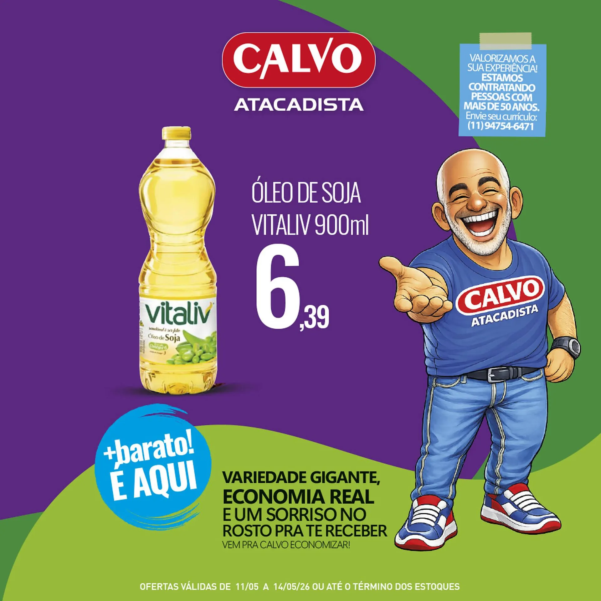 Encarte de Folheto Calvo Atacadista 12 de maio até 14 de maio 2026 - Pagina 3