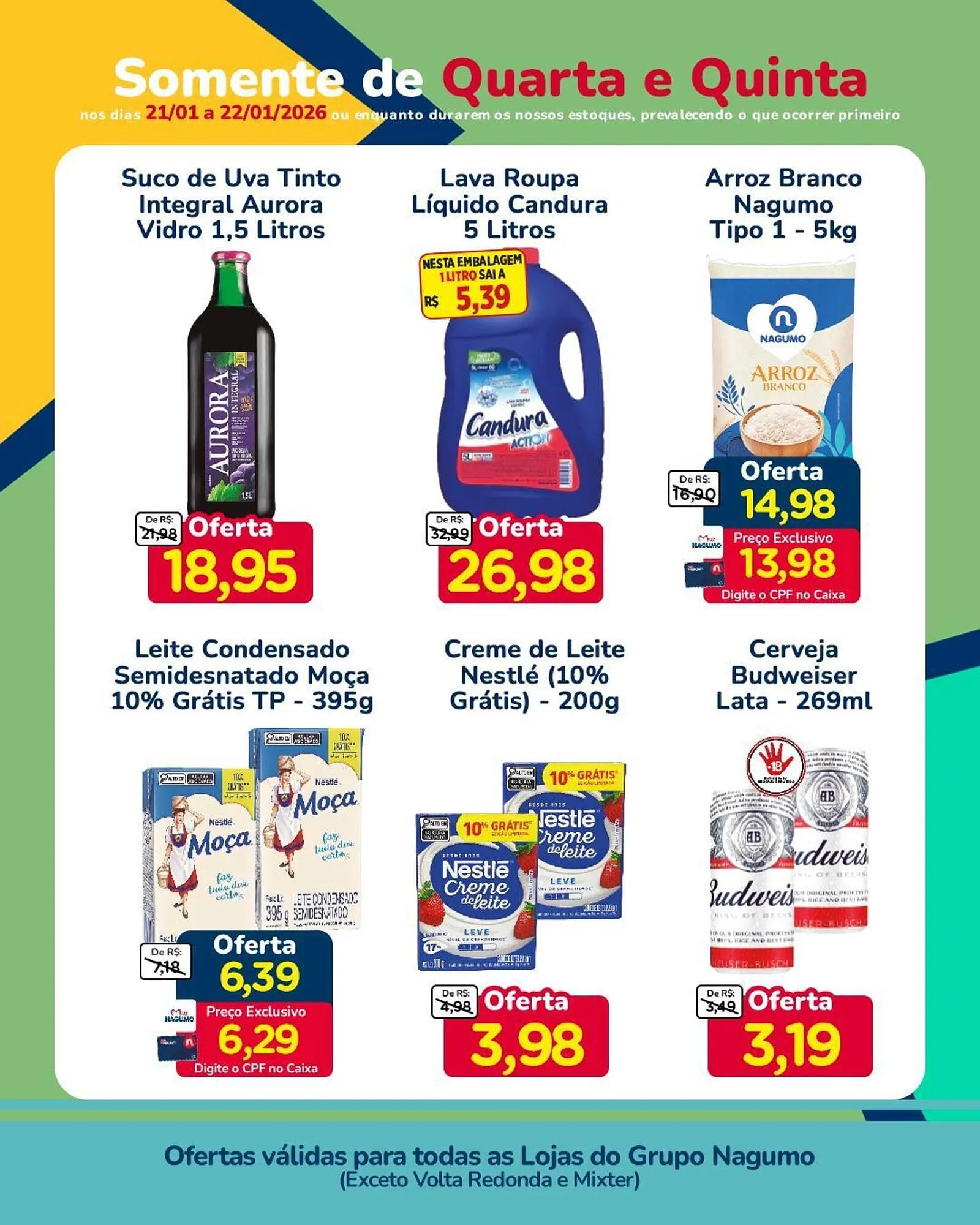 Encarte de Folheto Nagumo 21 de janeiro até 22 de janeiro 2026 - Pagina 2