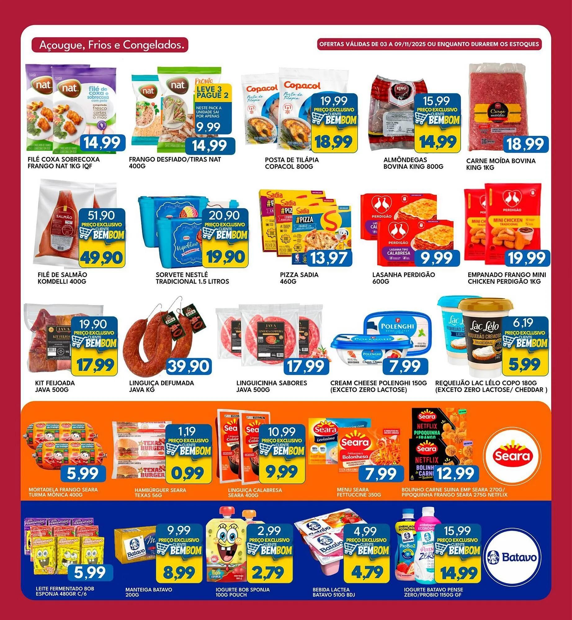 Encarte de Catálogo Rancho Bom Supermercados 3 de novembro até 9 de novembro 2025 - Pagina 6