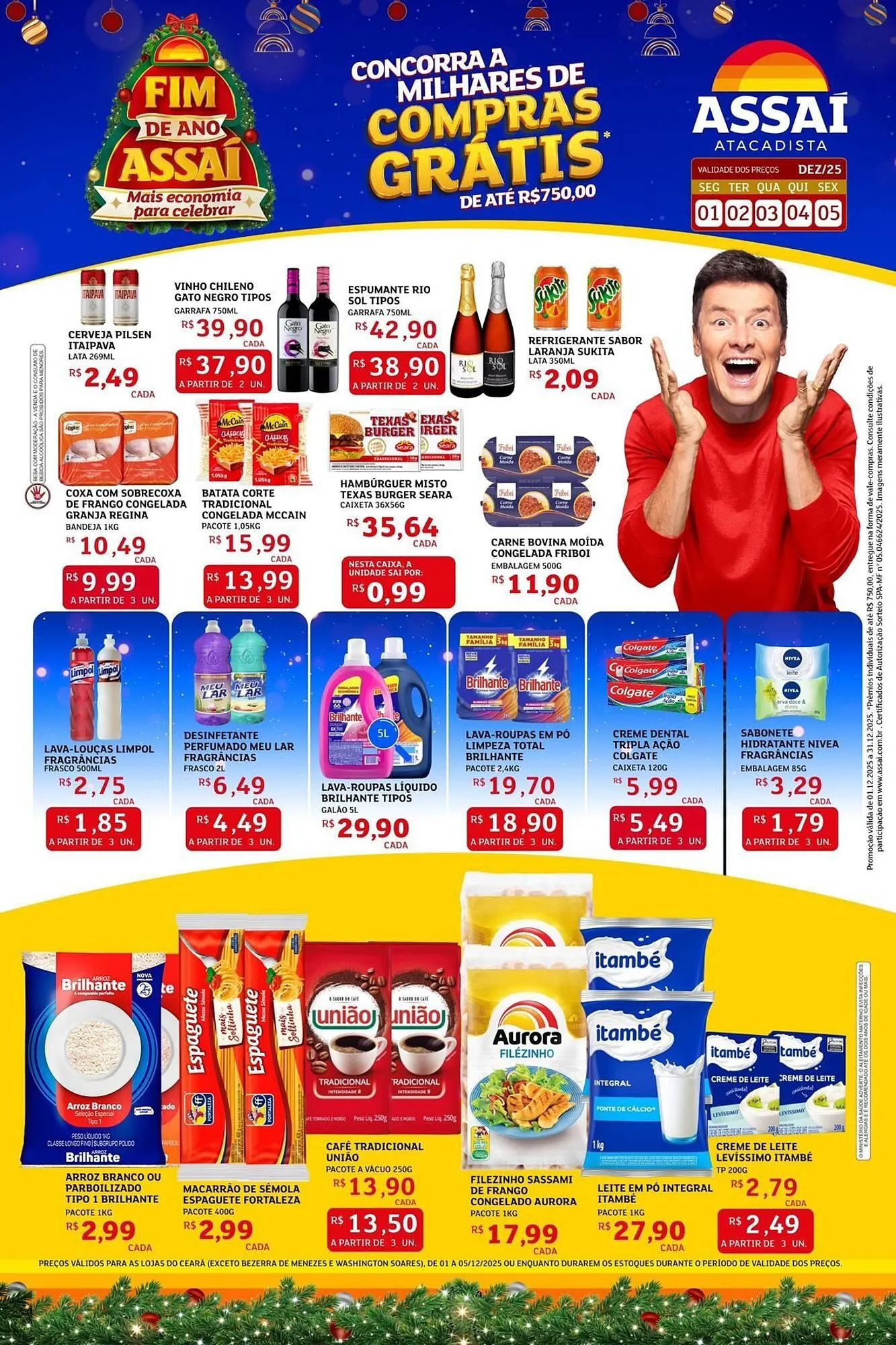 Encarte de Encarte Assaí Atacadista 1 de dezembro até 5 de dezembro 2025 - Pagina 1
