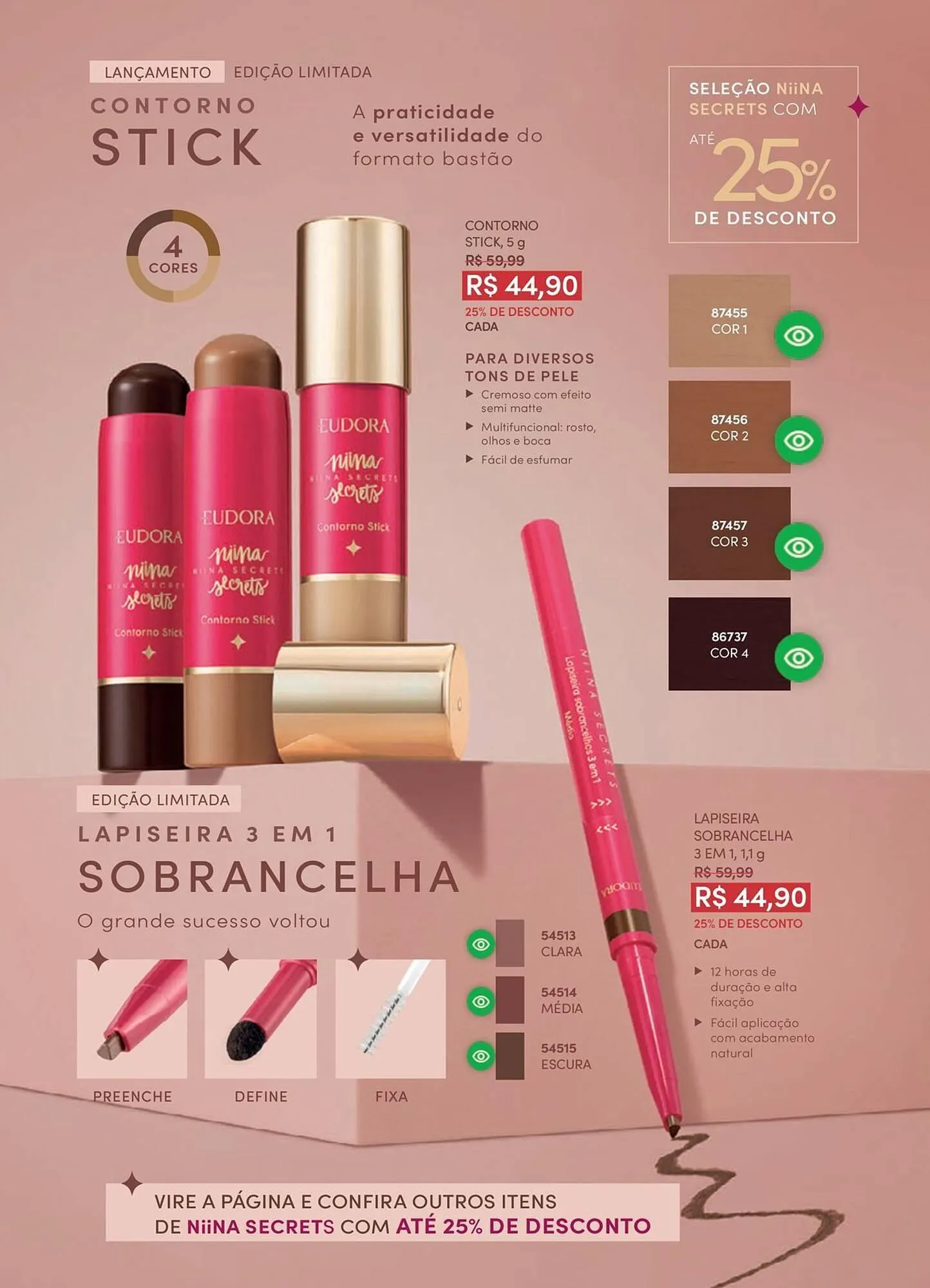 Encarte de Catálogo Eudora 15 de maio até 15 de junho 2025 - Pagina 3