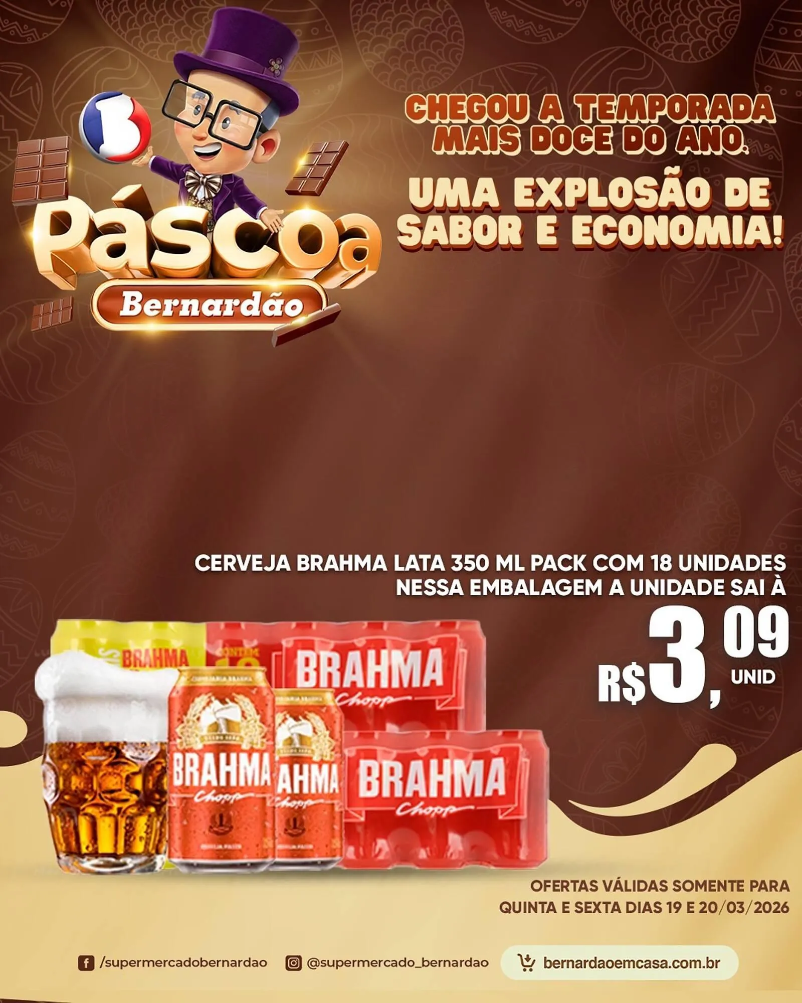 Encarte de Catálogo Supermercado Bernardão 19 de março até 20 de março 2026 - Pagina 2