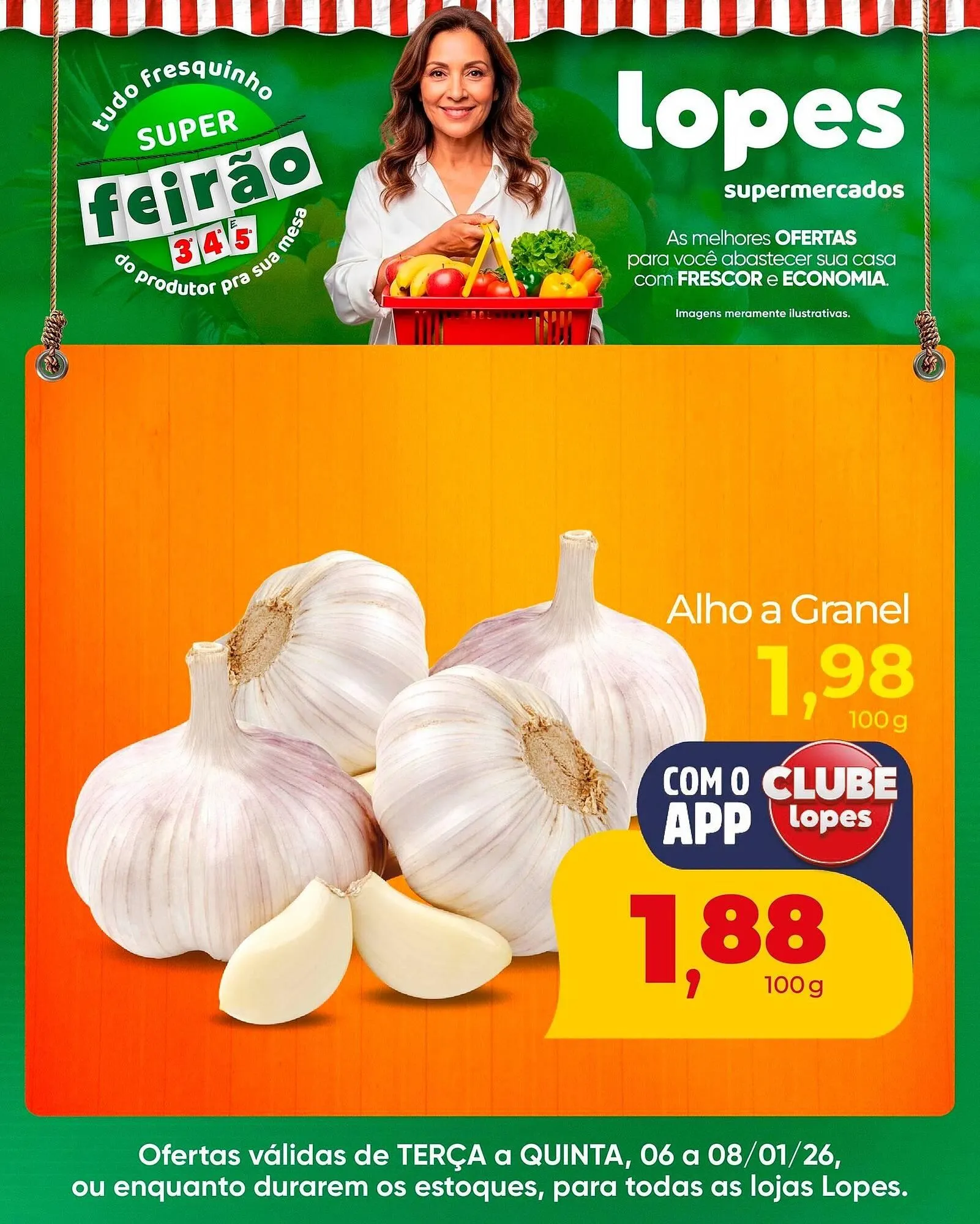 Encarte de Folheto Lopes Supermercados 6 de janeiro até 8 de janeiro 2026 - Pagina 2