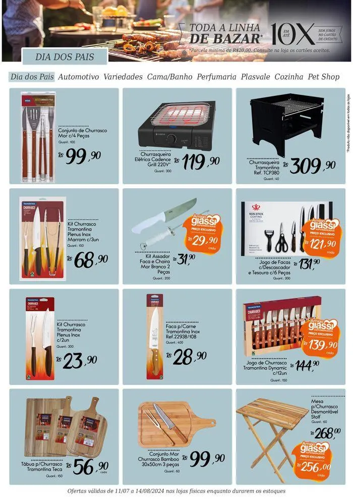 Encarte de Bazar & Eletro Giassi 11 de julho até 14 de agosto 2024 - Pagina 4