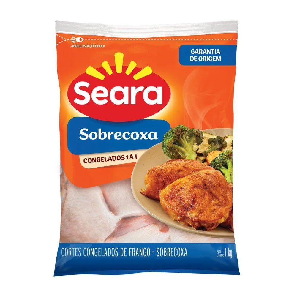 Sobrecoxa Seara 1kg