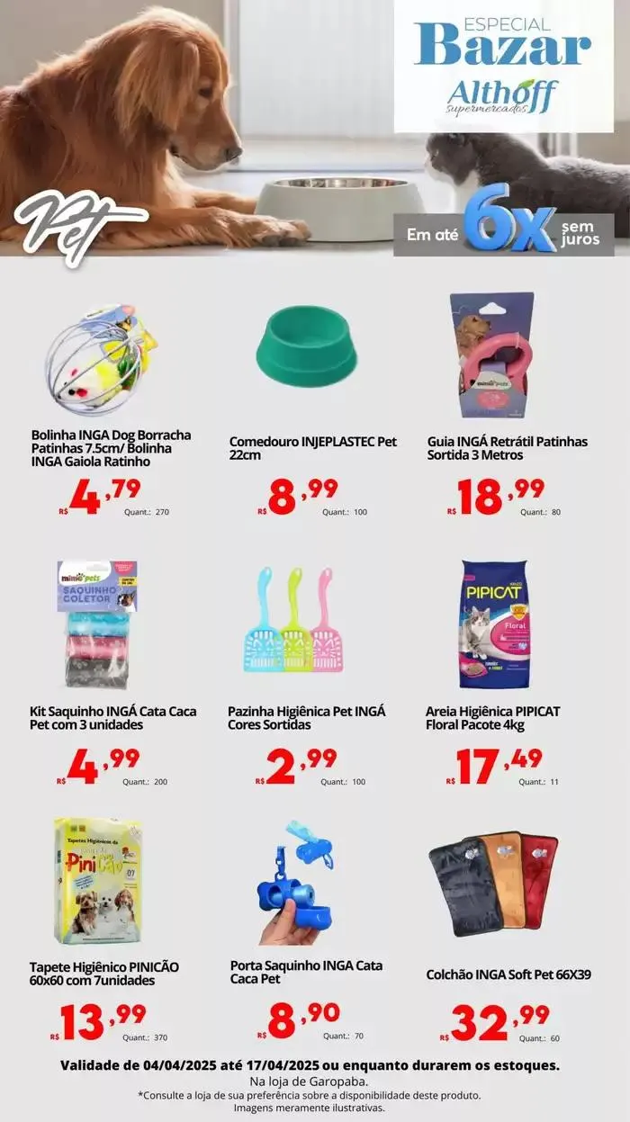 Encarte de Encarte Bazar 04/04 a 17/04 - F10. 4 de abril até 17 de abril 2025 - Pagina 7