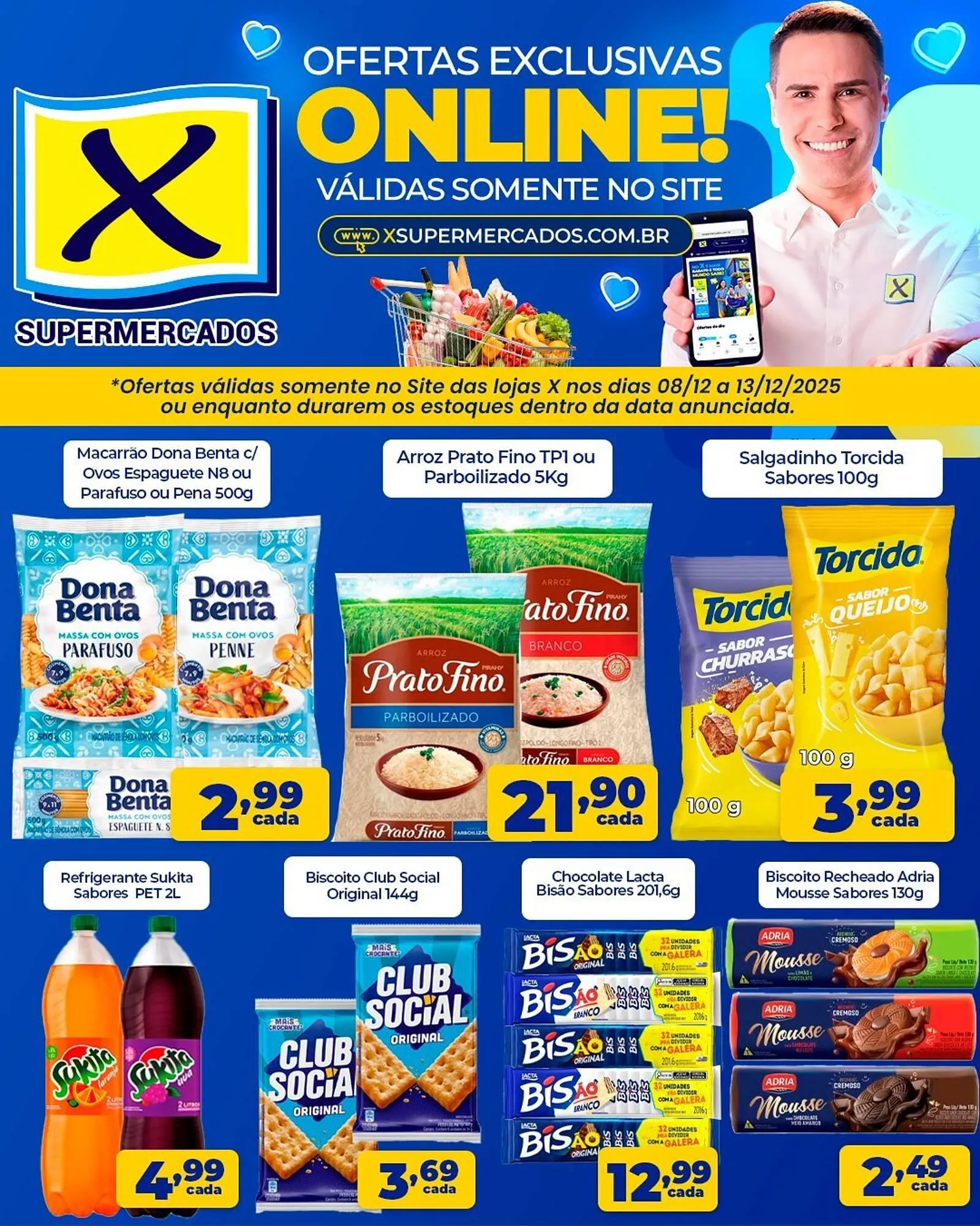 Encarte de Folheto X Supermercados 8 de dezembro até 13 de dezembro 2025 - Pagina 2