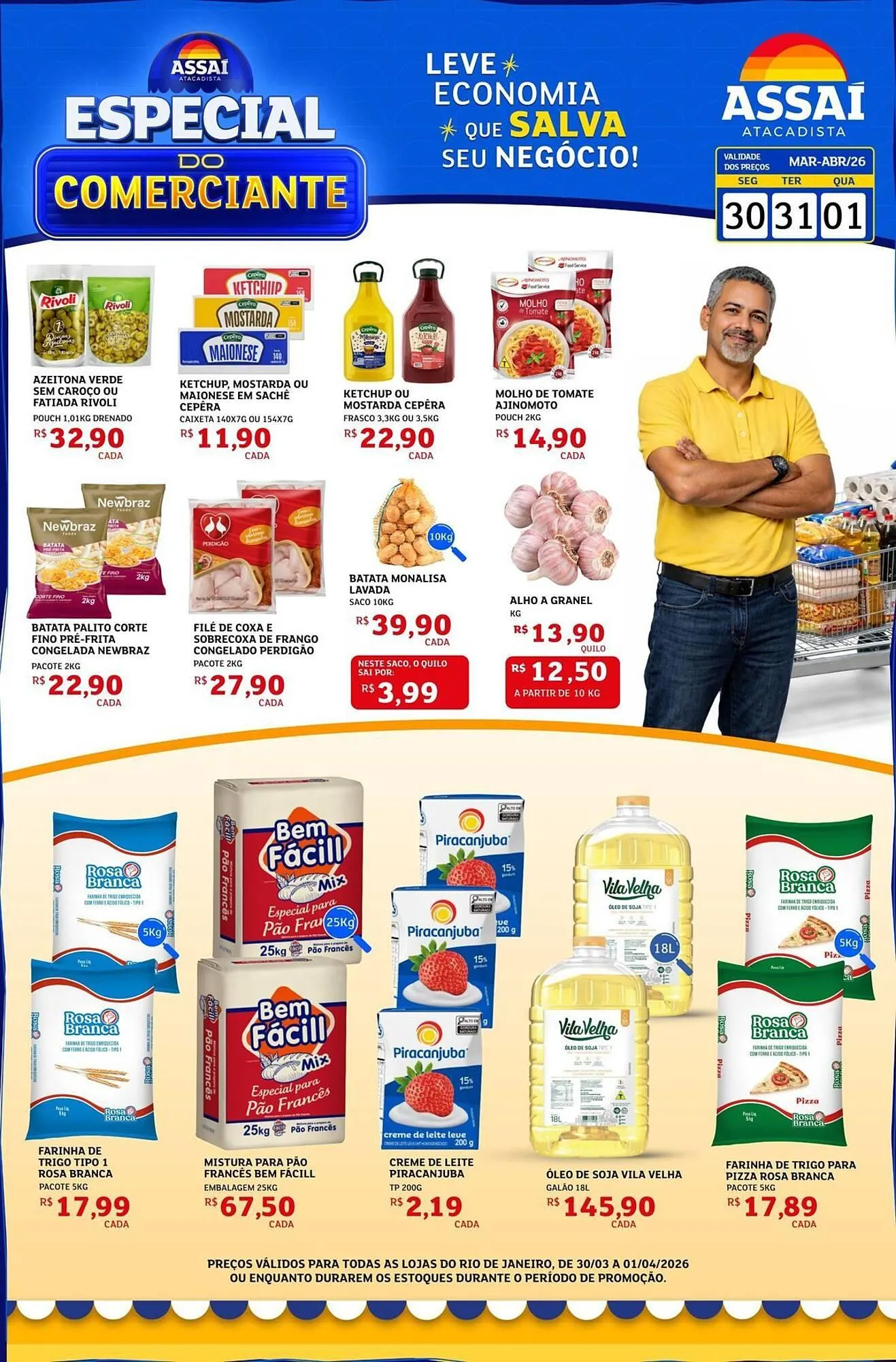 Encarte de Encarte Assaí Atacadista 30 de março até 1 de abril 2026 - Pagina 1