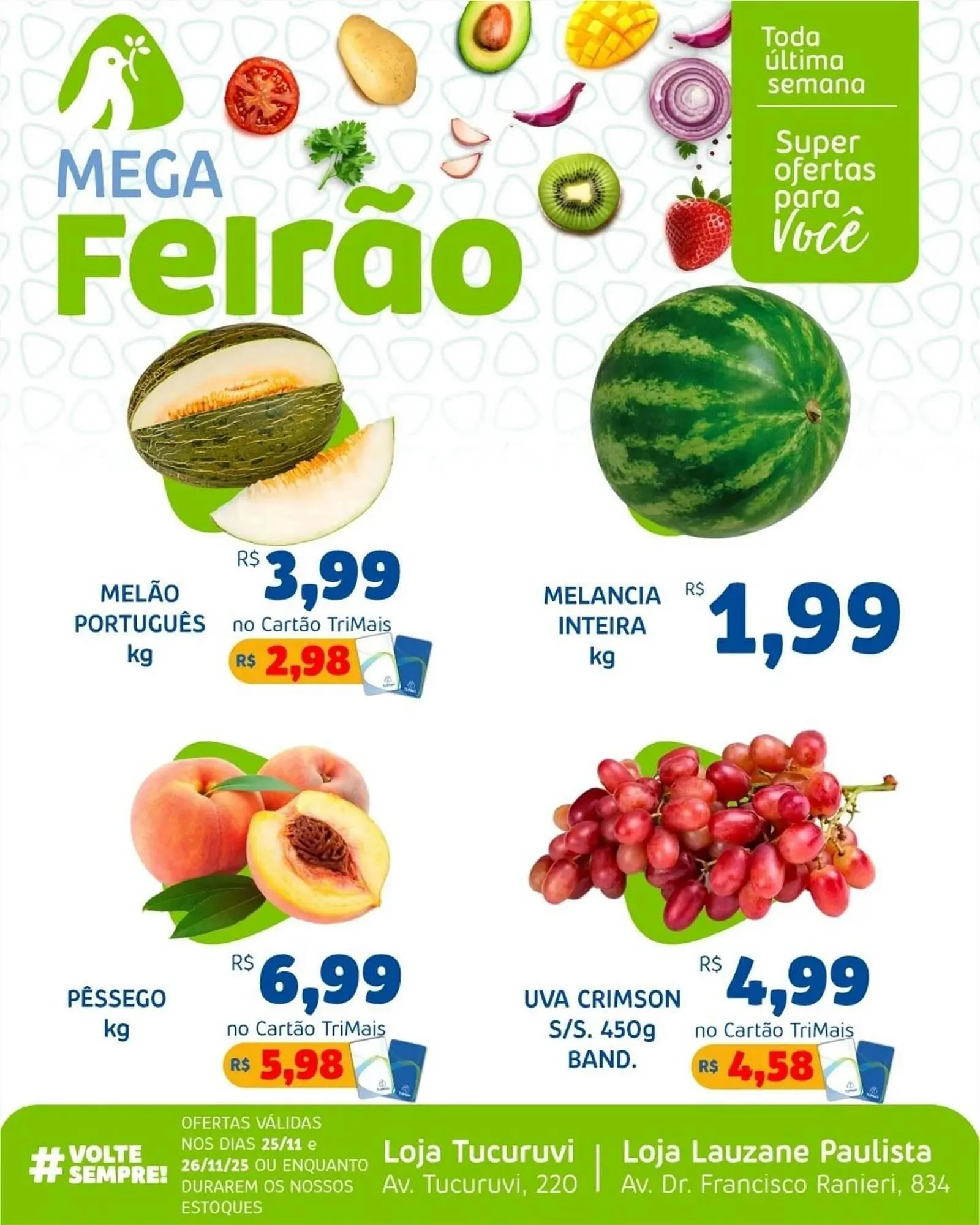 Encarte de Catálogo Trimais Supermercado 25 de novembro até 26 de novembro 2025 - Pagina 1