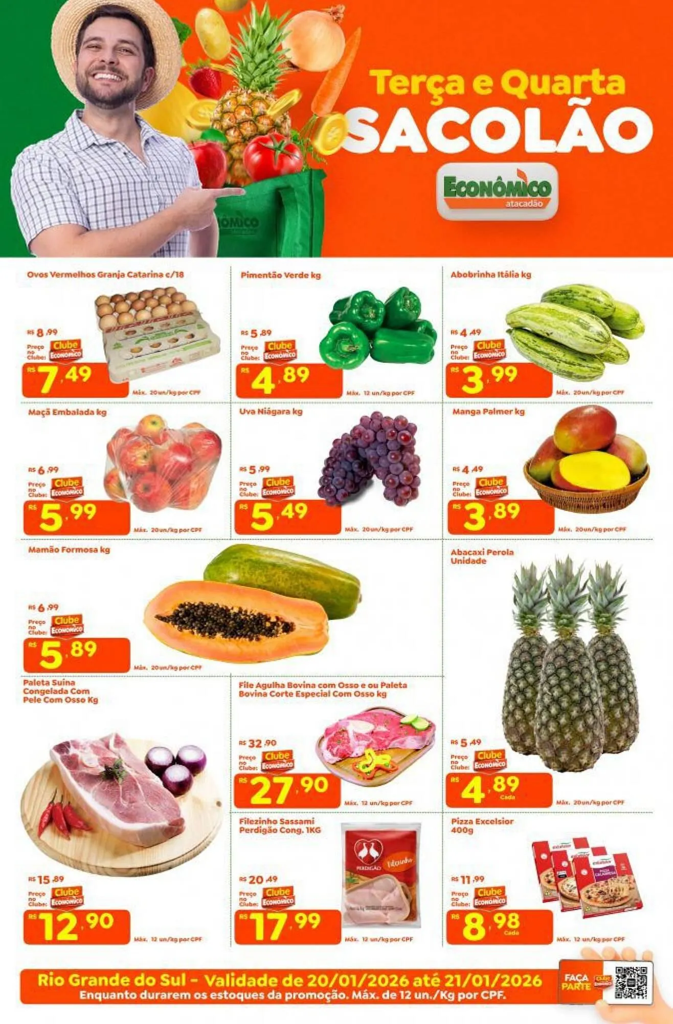 Encarte de Catálogo Econômico Atacadão 20 de janeiro até 23 de janeiro 2026 - Pagina 3