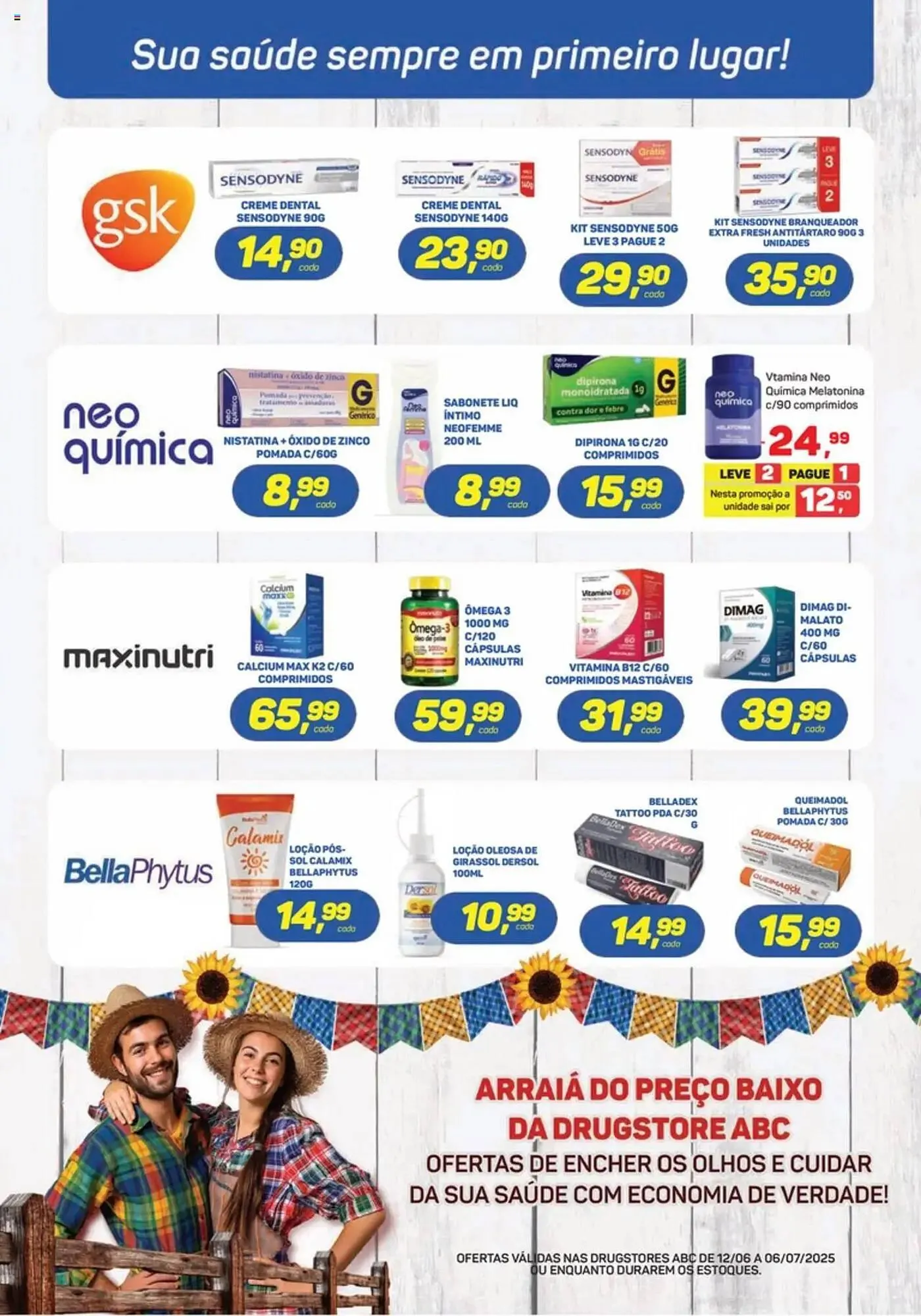 Encarte de Catálogo Supermercados ABC 12 de junho até 4 de julho 2025 - Pagina 2