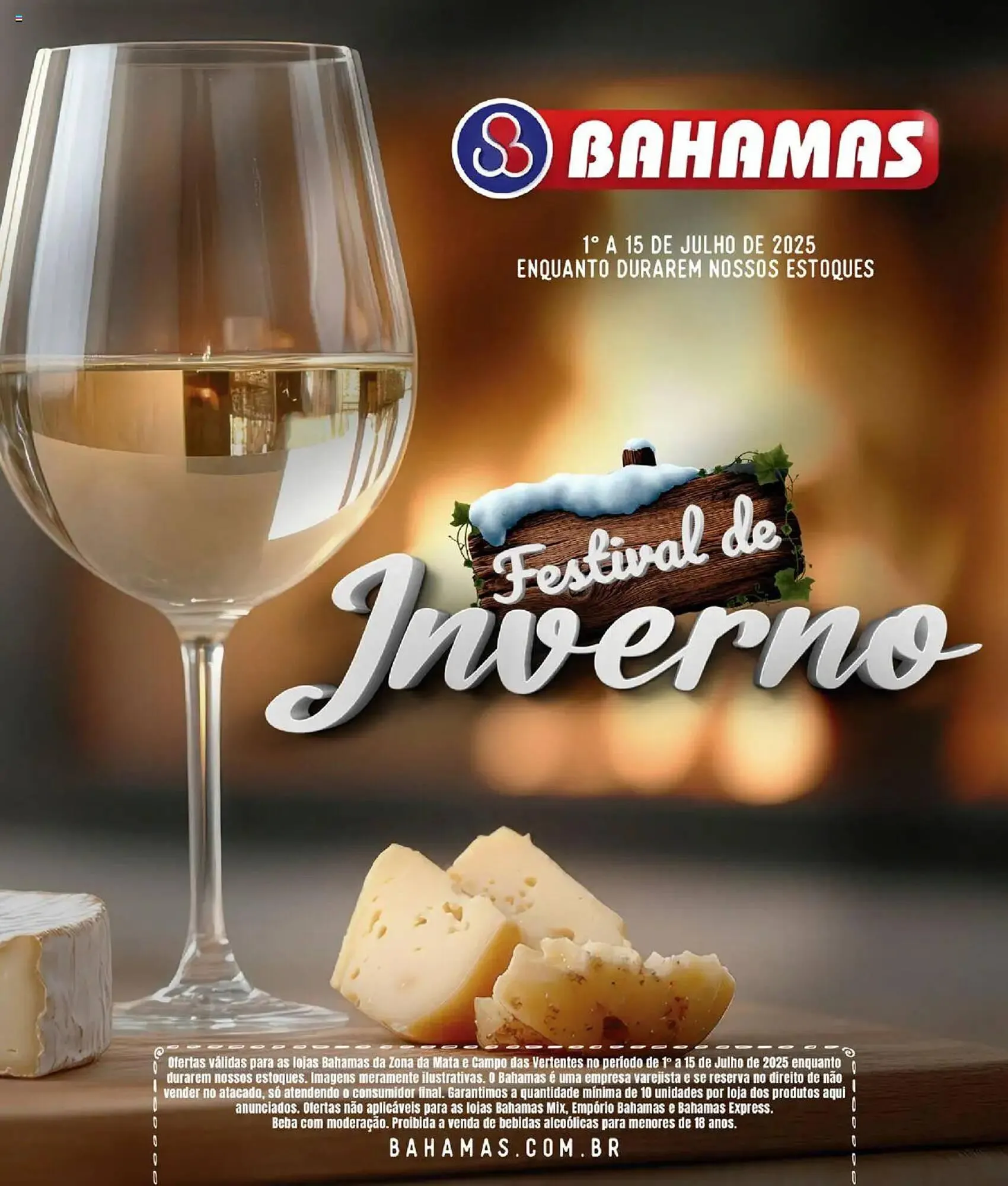 Encarte de Catálogo Bahamas Supermercados 1 de julho até 16 de julho 2025 - Pagina 1