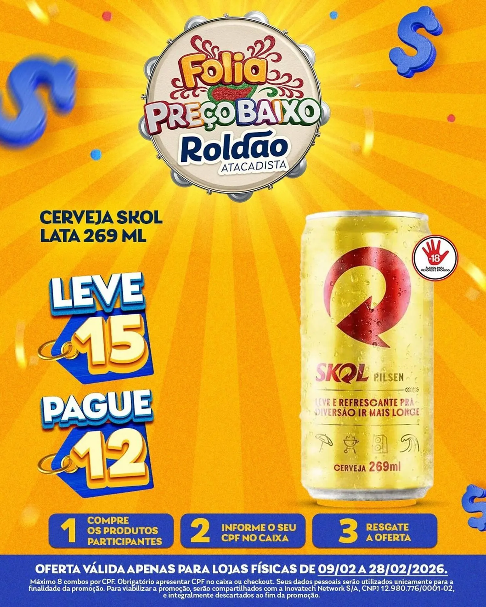 Encarte de Folheto Roldão 9 de fevereiro até 28 de fevereiro 2026 - Pagina 4