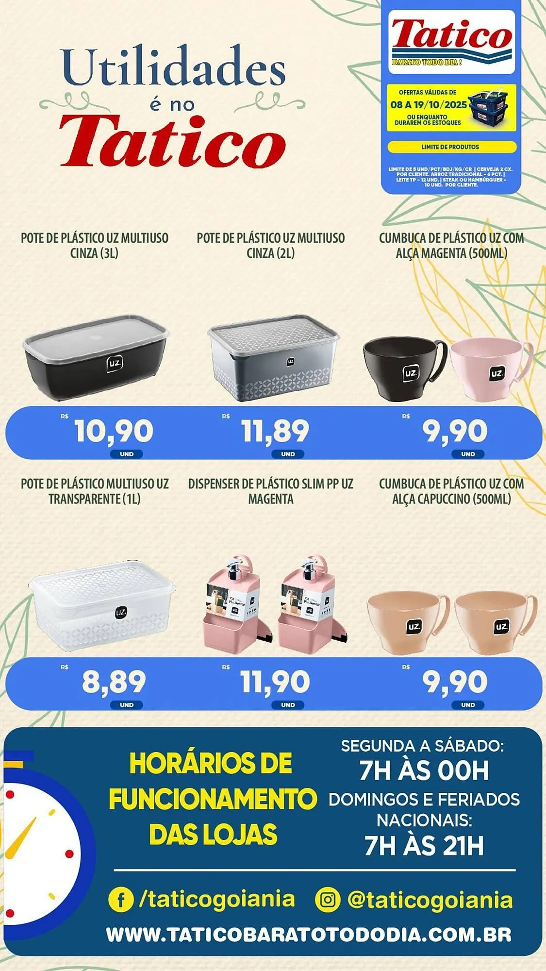 Encarte de Tabloide Tatico 17 de outubro até 17 de outubro 2025 - Pagina 44