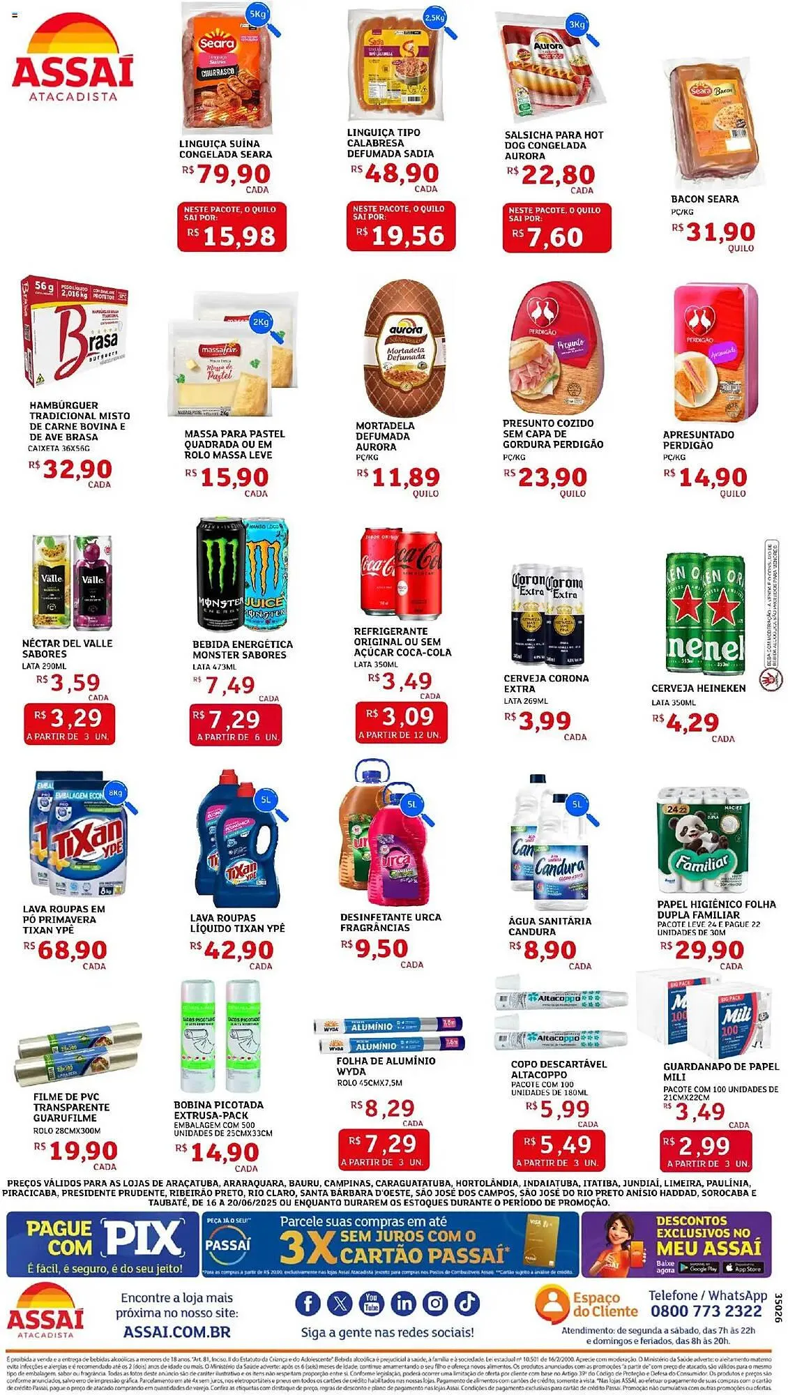Encarte de Catálogo Assaí Atacadista 16 de junho até 20 de junho 2025 - Pagina 2