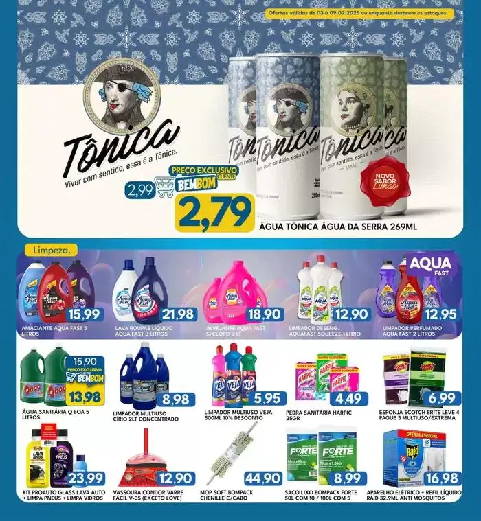 Encarte de Encarte Rancho Bom Supermercados 3 de fevereiro até 9 de fevereiro 2025 - Pagina 3