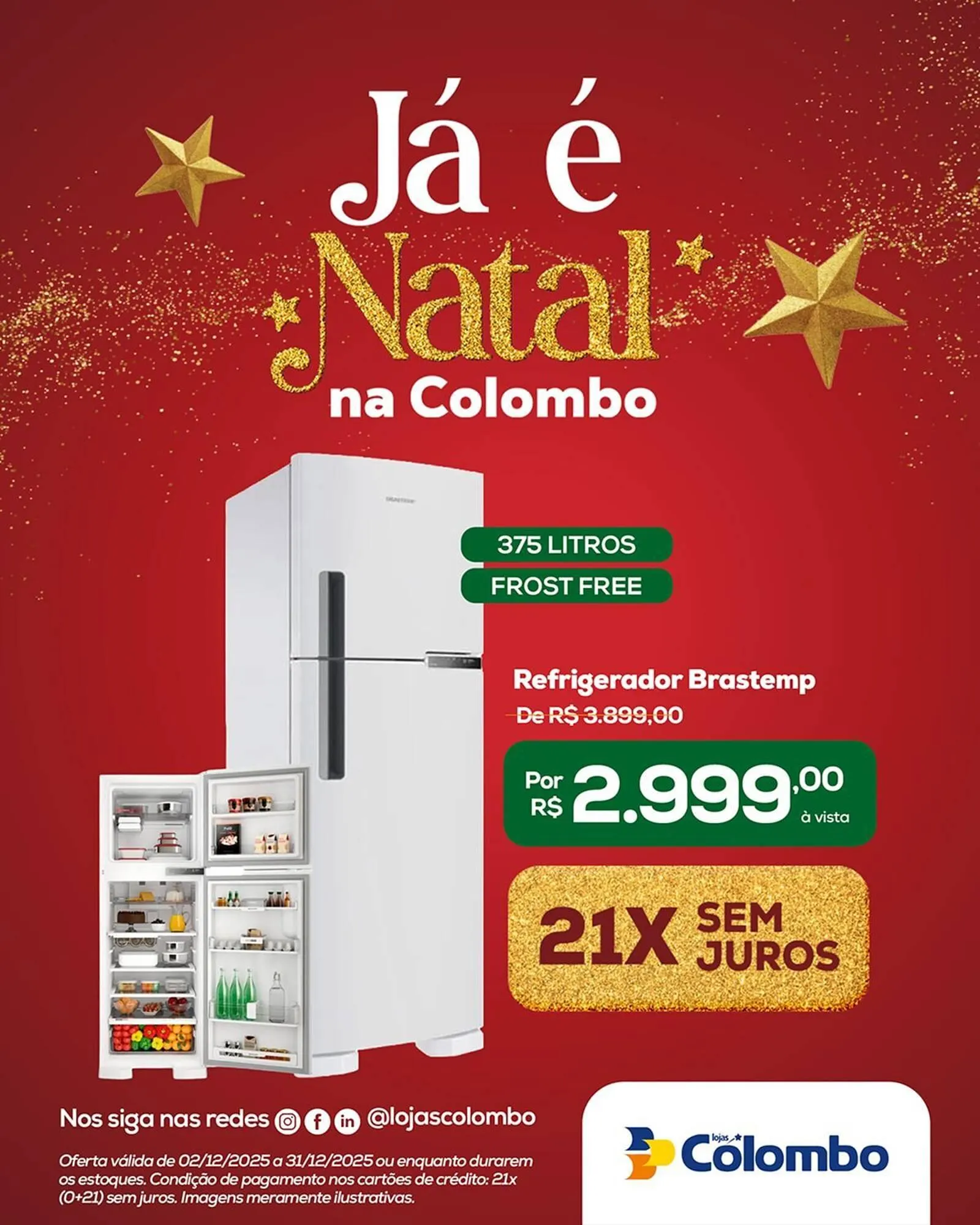 Encarte de Folheto Lojas Colombo 2 de dezembro até 31 de dezembro 2025 - Pagina 22
