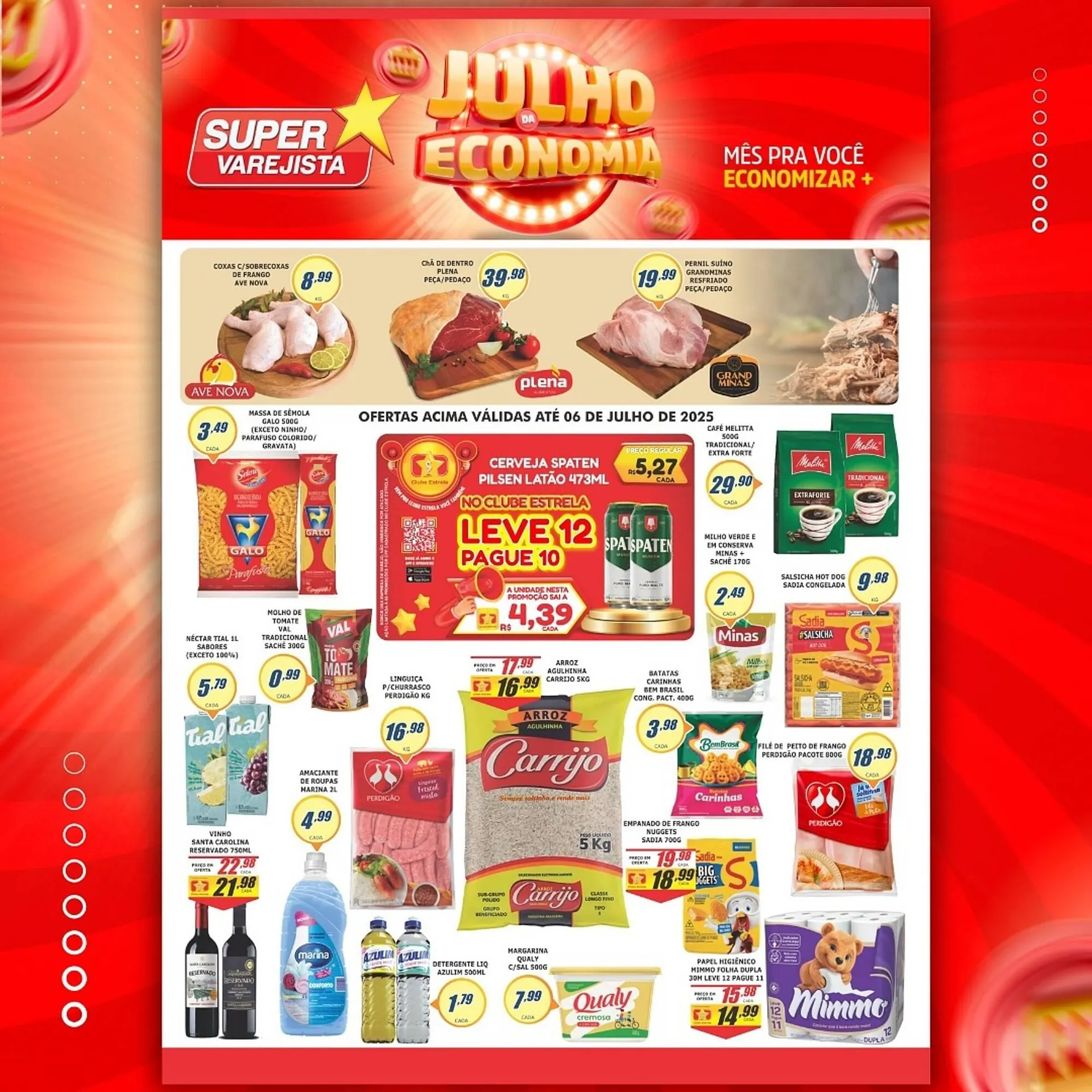 Encarte de Catálogo Super Varejista 3 de julho até 6 de julho 2025 - Pagina 1