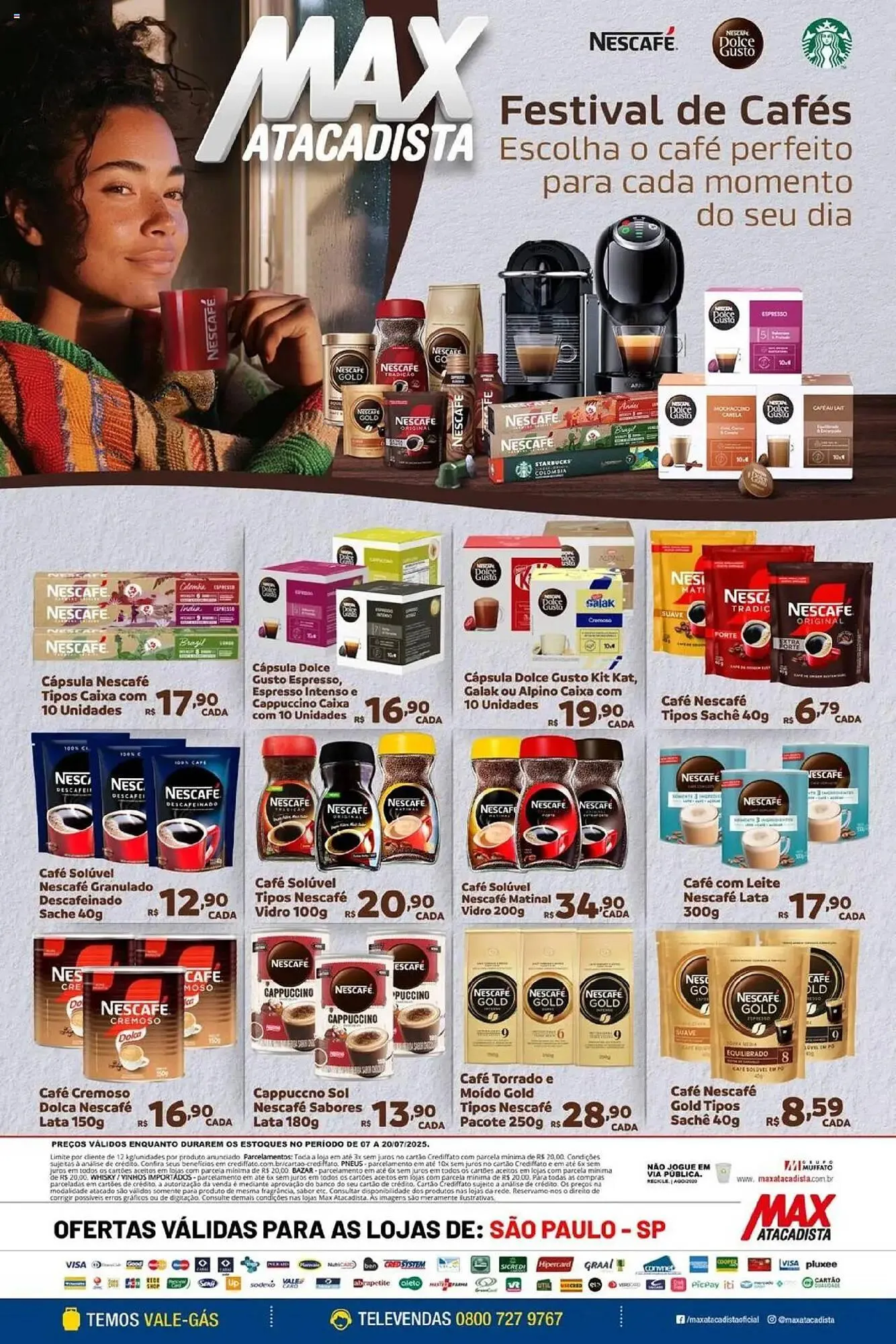Encarte de Catálogo Max Atacadista 7 de julho até 21 de julho 2025 - Pagina 1