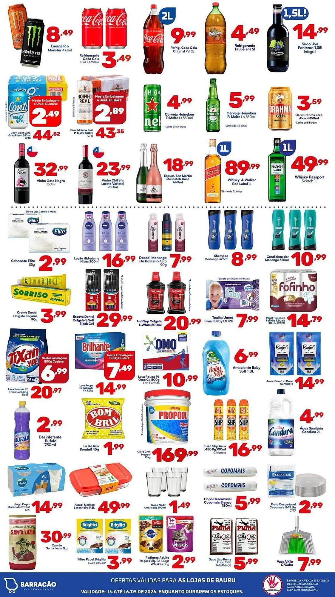 Encarte de Catálogo Barracão Supermercado 14 de março até 16 de março 2026 - Pagina 3