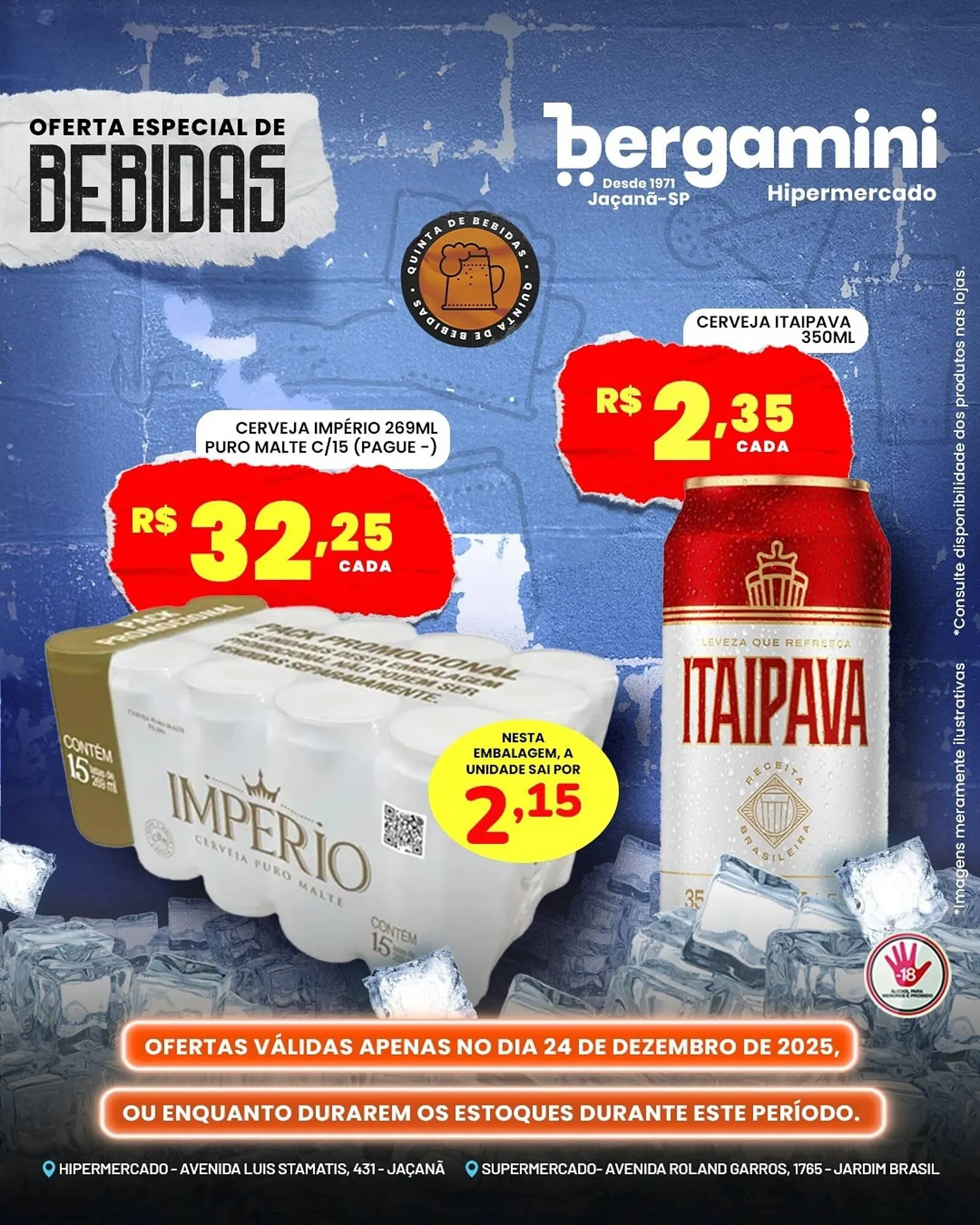 Encarte de Catálogo Supermercado Bergamini 24 de dezembro até 24 de dezembro 2025 - Pagina 1