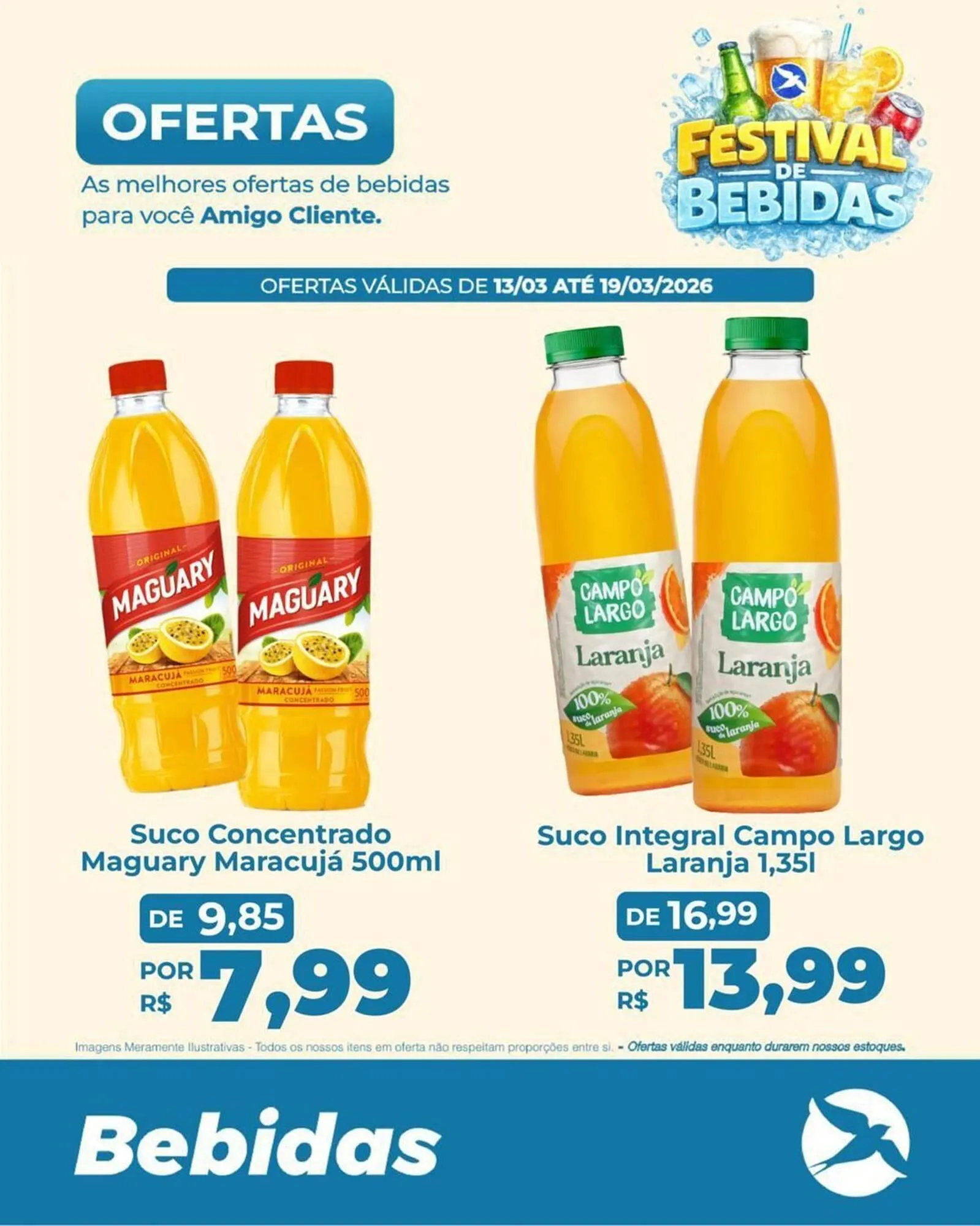 Encarte de Folheto Andorinha Hipermercado 13 de março até 19 de março 2026 - Pagina 1