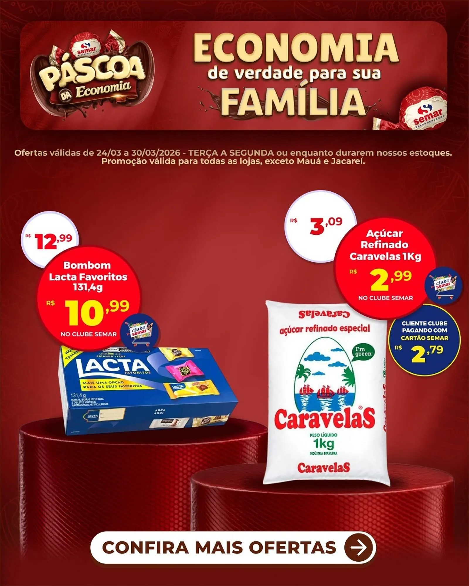 Encarte de Folheto Semar Supermercado 24 de março até 30 de março 2026 - Pagina 1