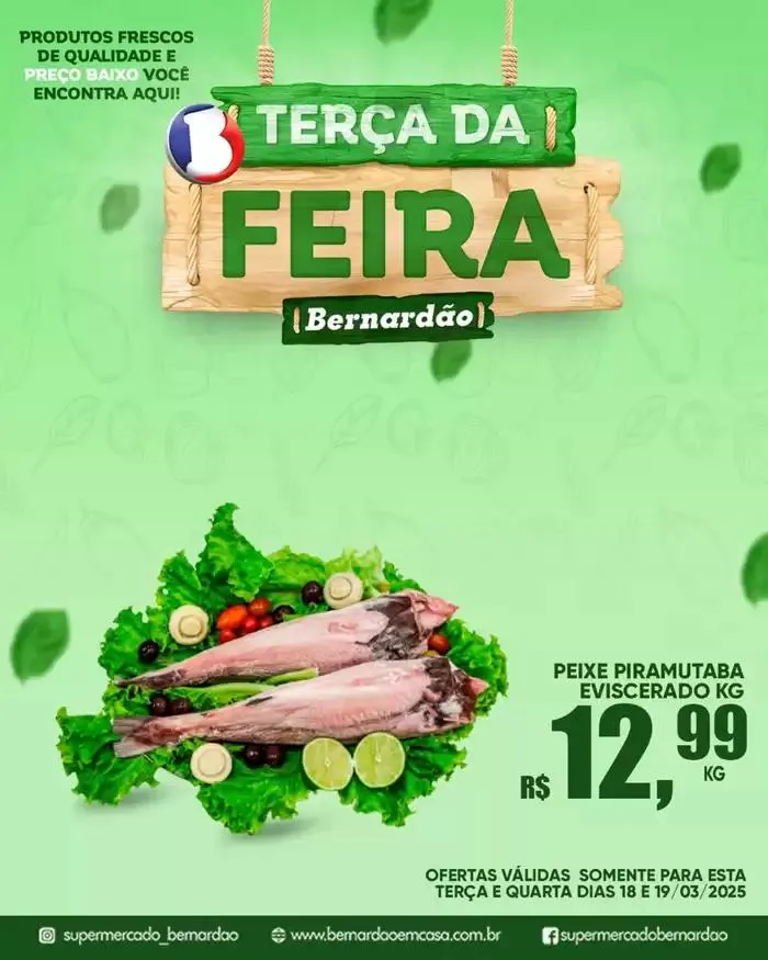 Encarte de Encarte Supermercado Bernardão 18 de março até 19 de março 2025 - Pagina 8