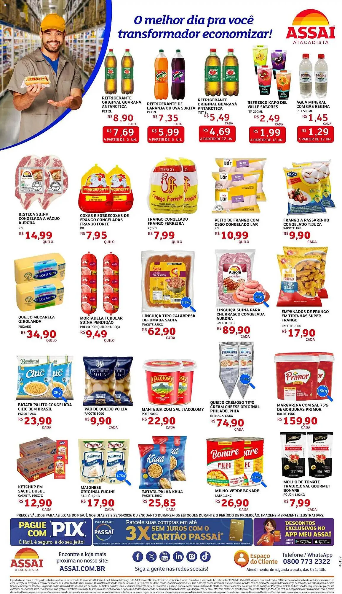 Encarte de Encarte Assaí Atacadista 22 de junho até 23 de junho 2026 - Pagina 2