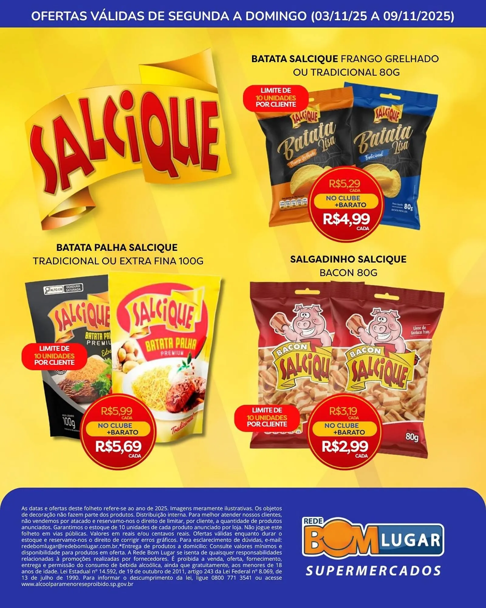 Encarte de Folheto Rede Bom Lugar 3 de novembro até 9 de novembro 2025 - Pagina 5