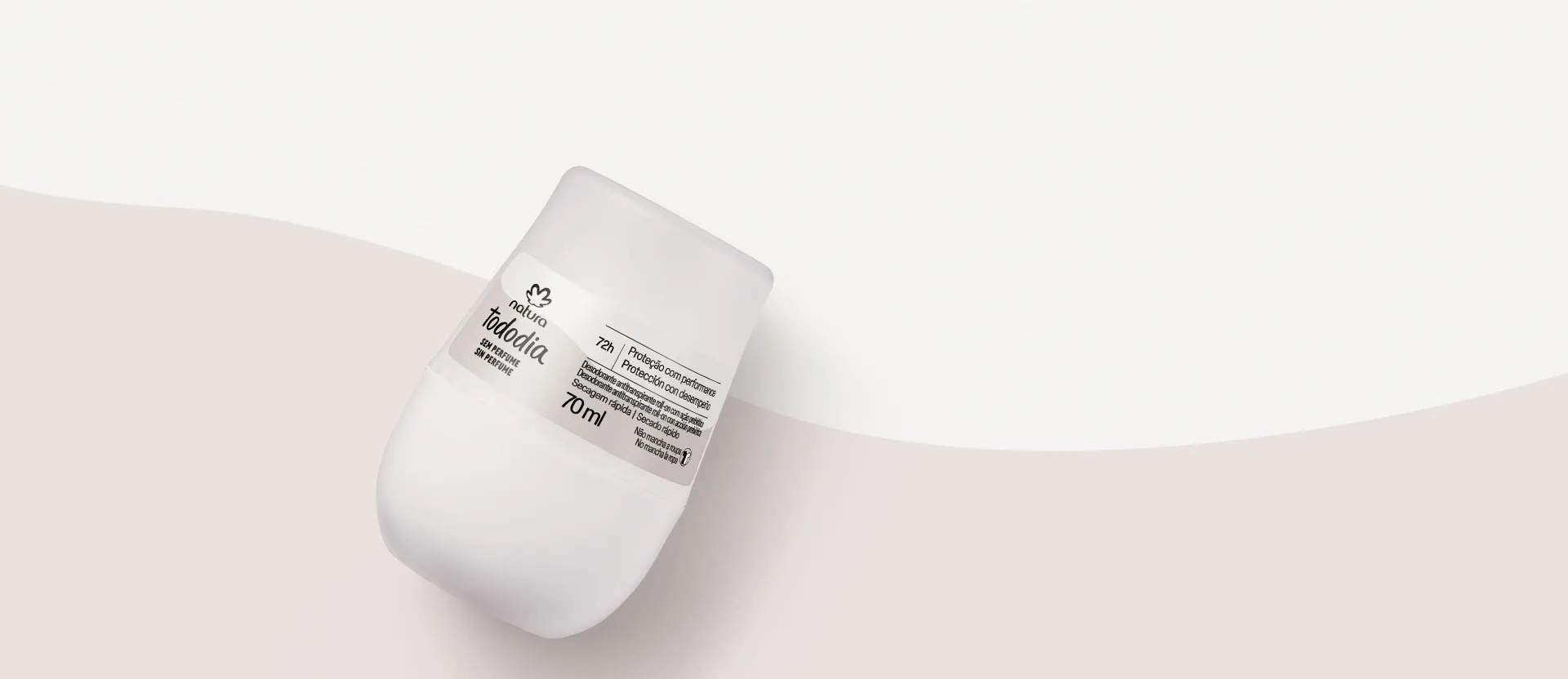 Desodorante Antitranspirante Roll-on Tododia Sem Perfume