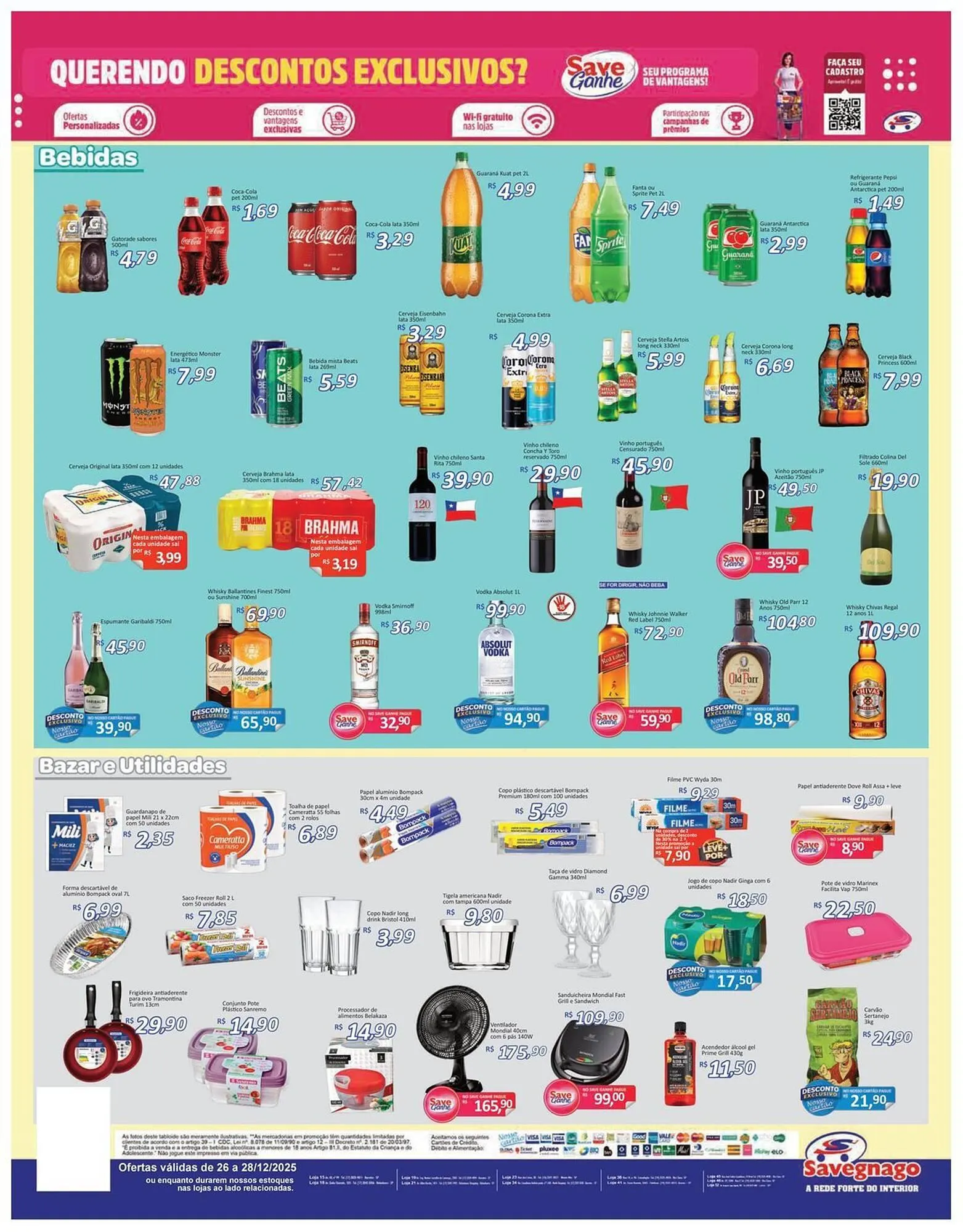 Encarte de Catálogo Supermercados Savegnago 26 de dezembro até 28 de dezembro 2025 - Pagina 4