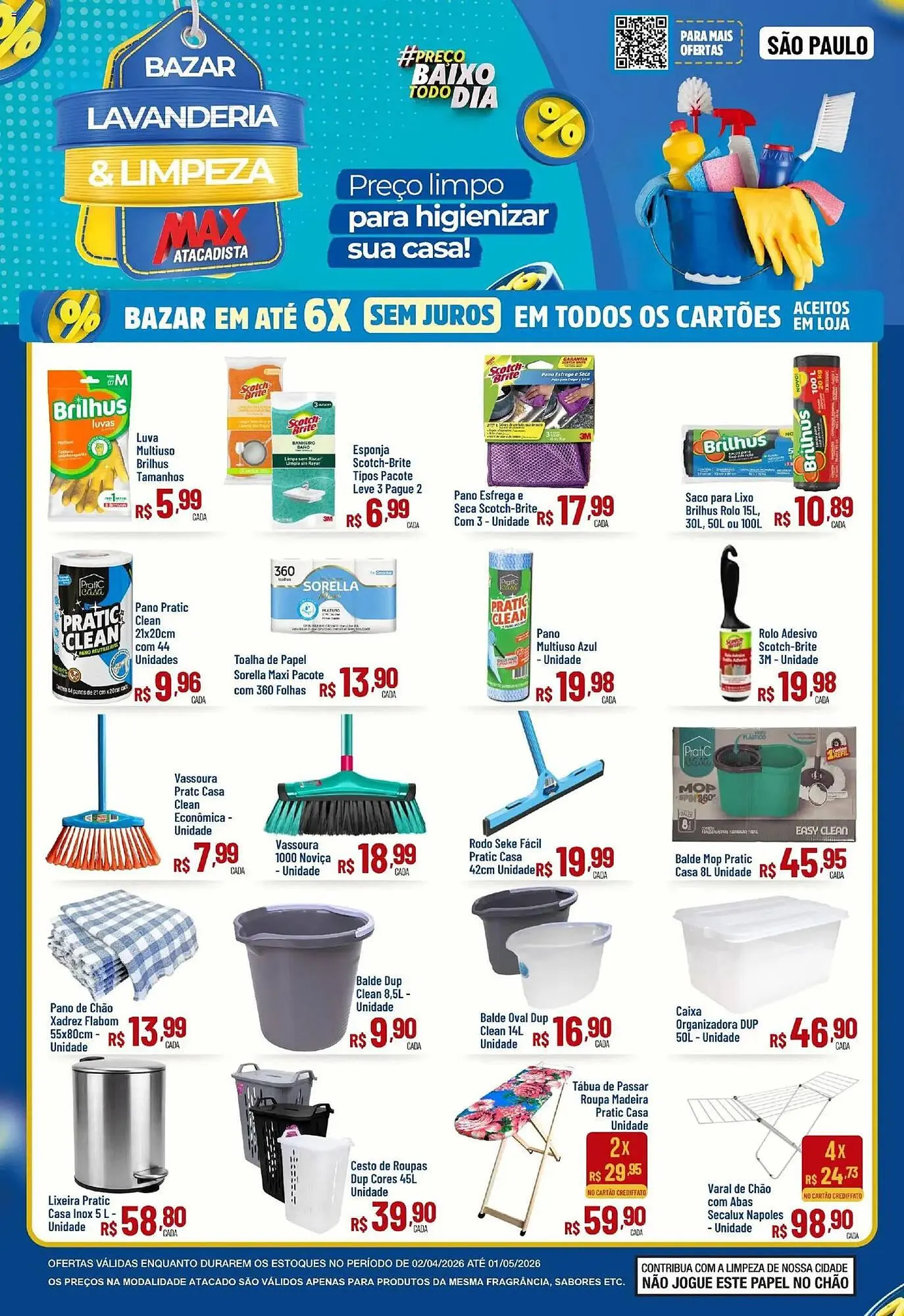Encarte de Encarte Max Atacadista 2 de abril até 2 de maio 2026 - Pagina 1